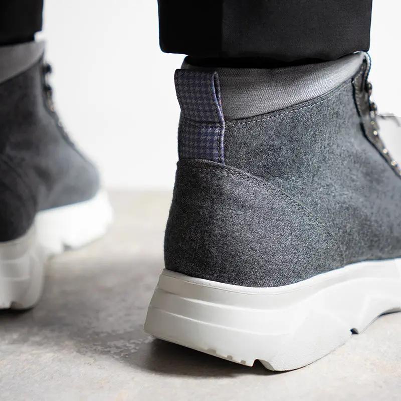 Sandro Barbera & Figli Wooly Luminor Grey sneaker lana