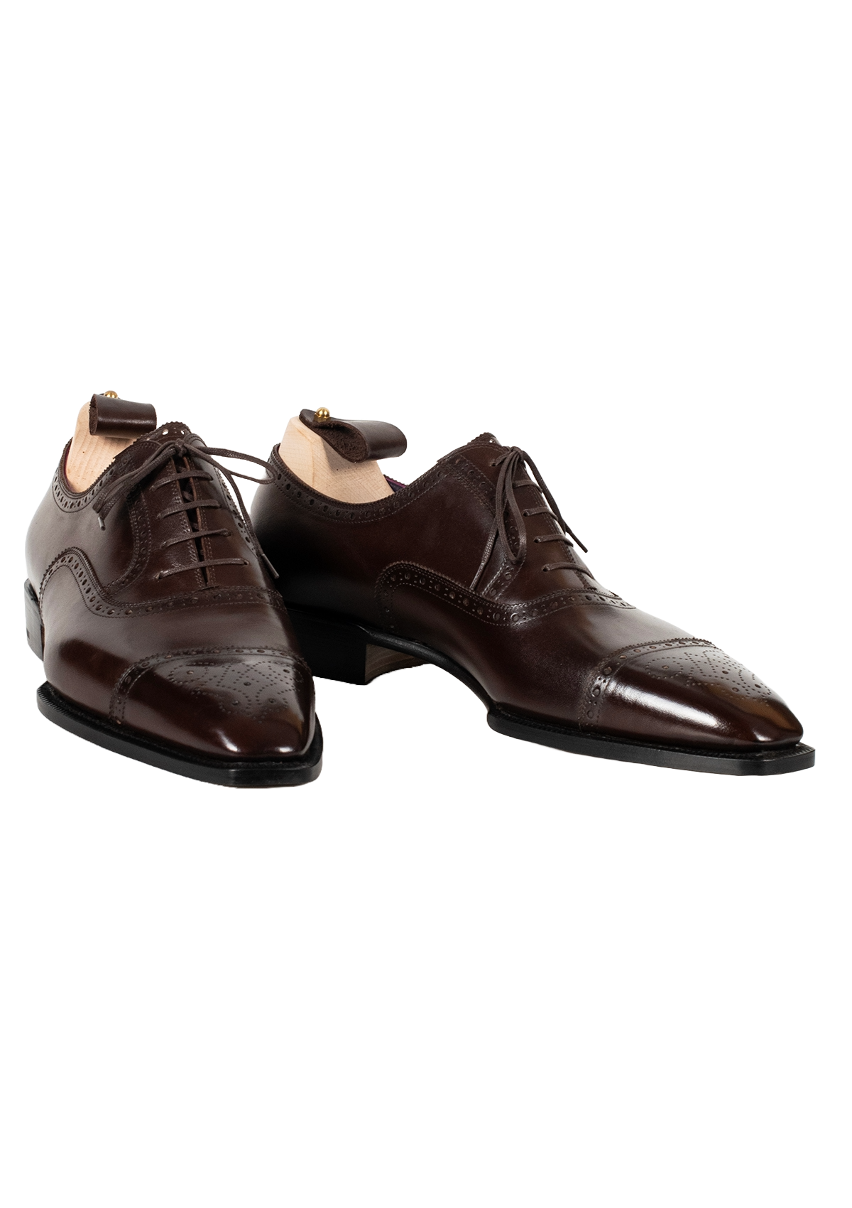 Stefano Bemer T6373 Oxford Pelle Marrone Brogue