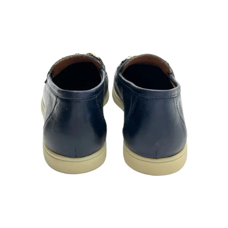 Sandro Barbera 182 Stringate Donna blu pelle anticata EU 38