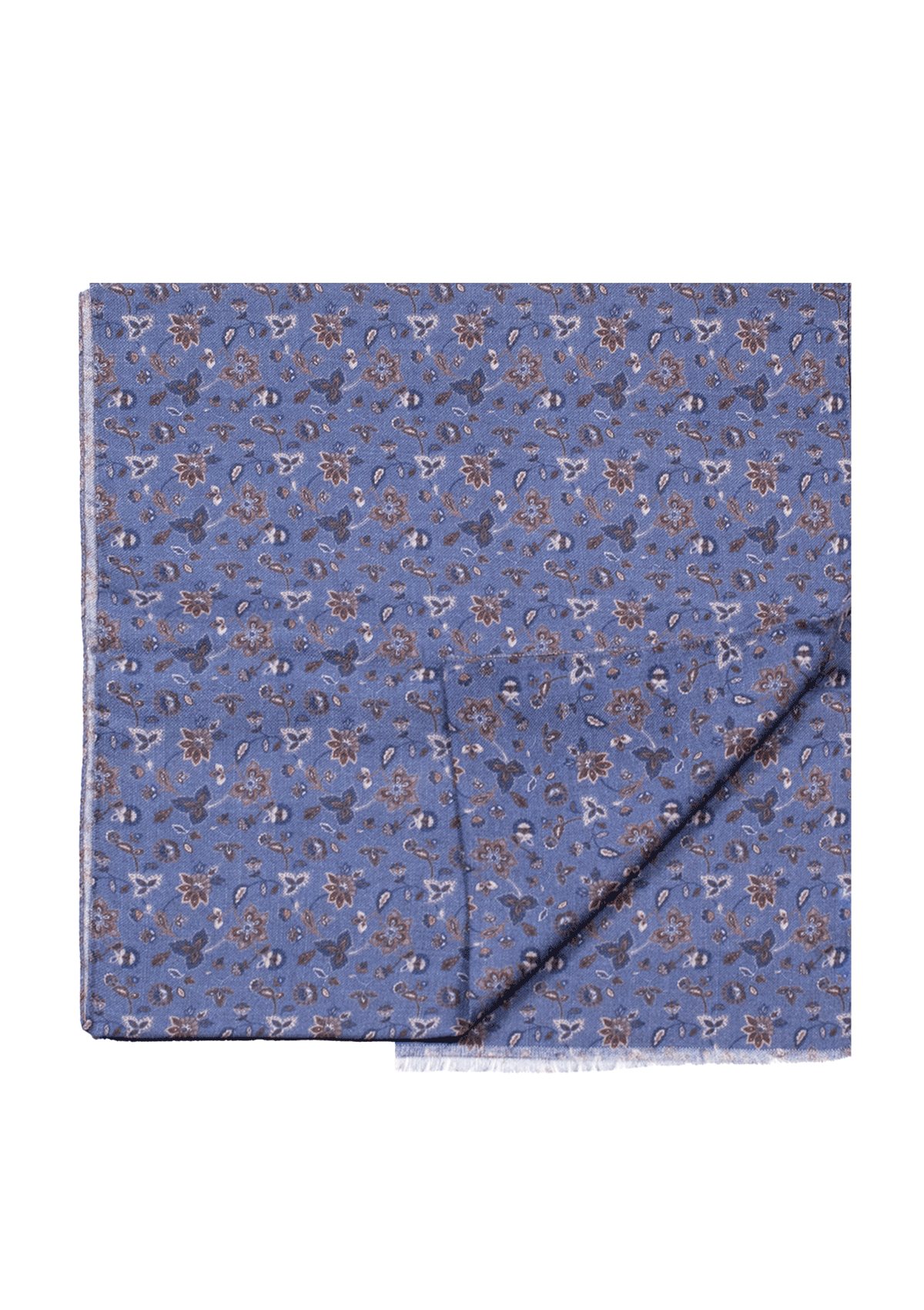 Stefano Bemer Scarves SV5006 sciarpa lana blu marrone