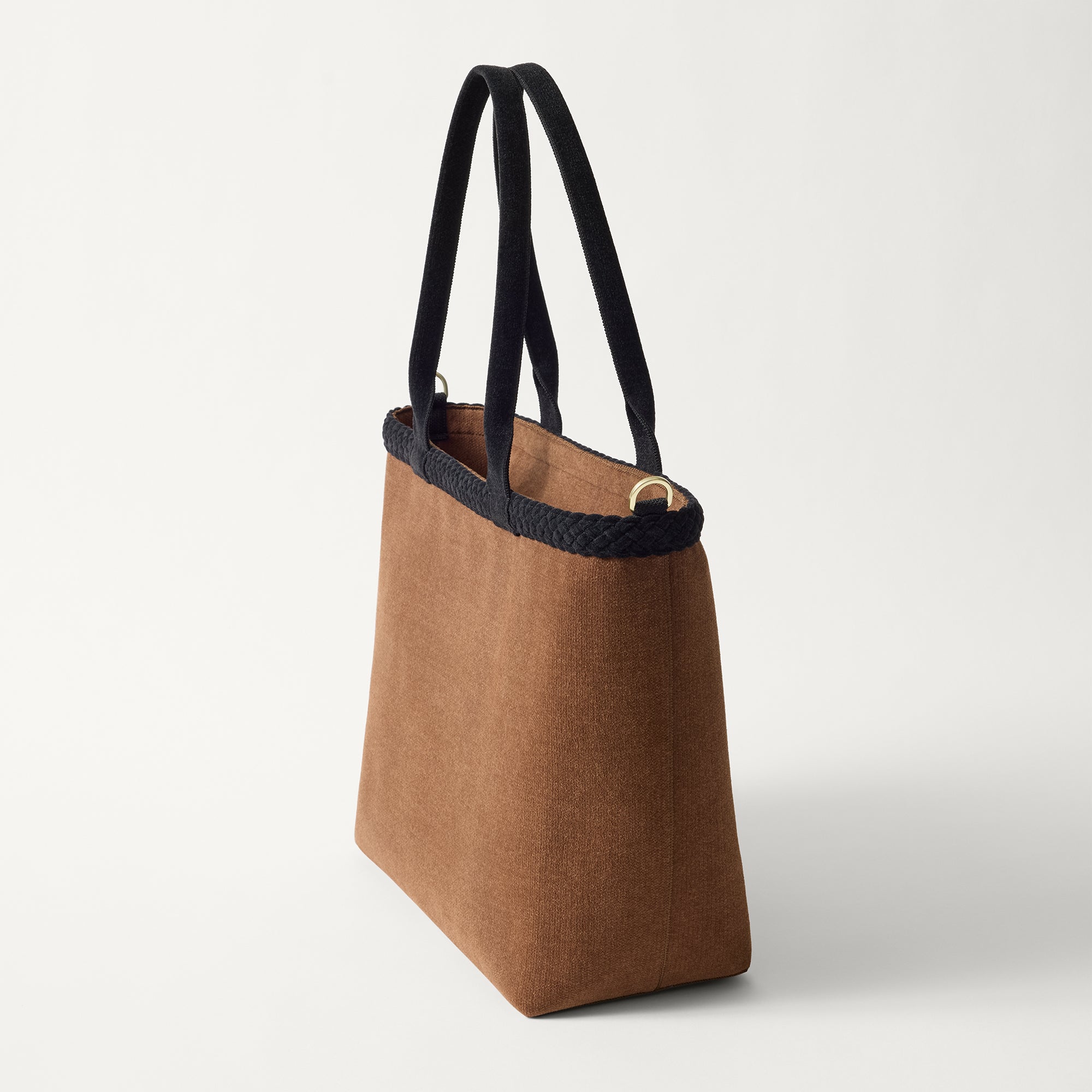 Rothy's The Lightweight Zip Tote borsa tote ReVelvet Cinnamon marrone