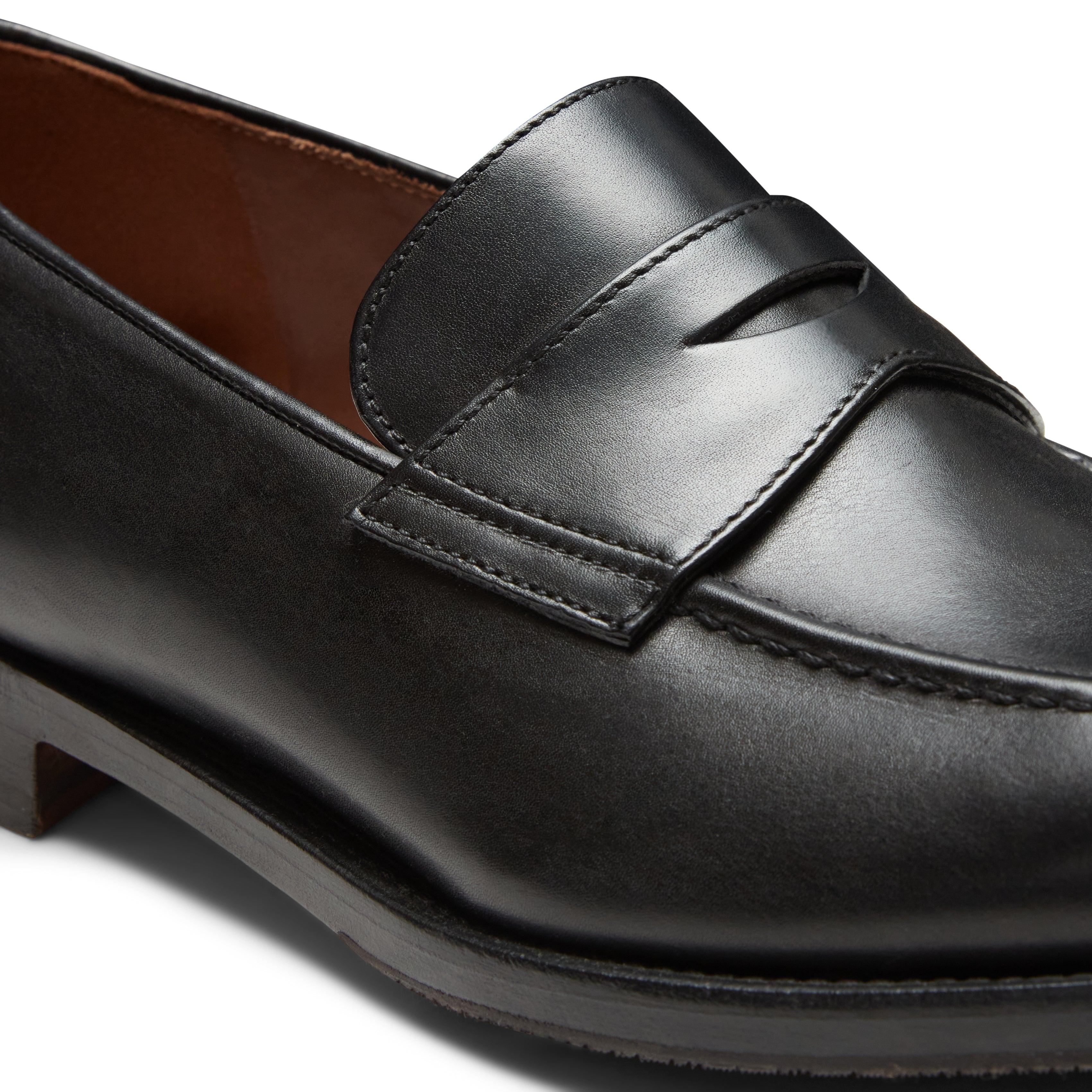 F.lli Rossetti 11242 mocassino uomo nero pelle sfumata