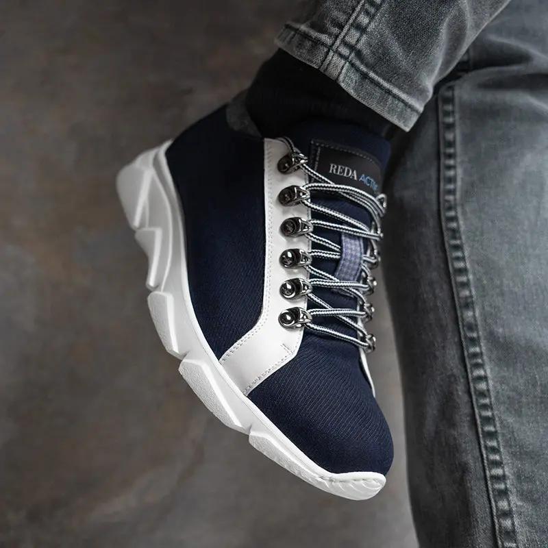 Sandro Barbera Wooly Lite sneakers unisex blu lana Merino