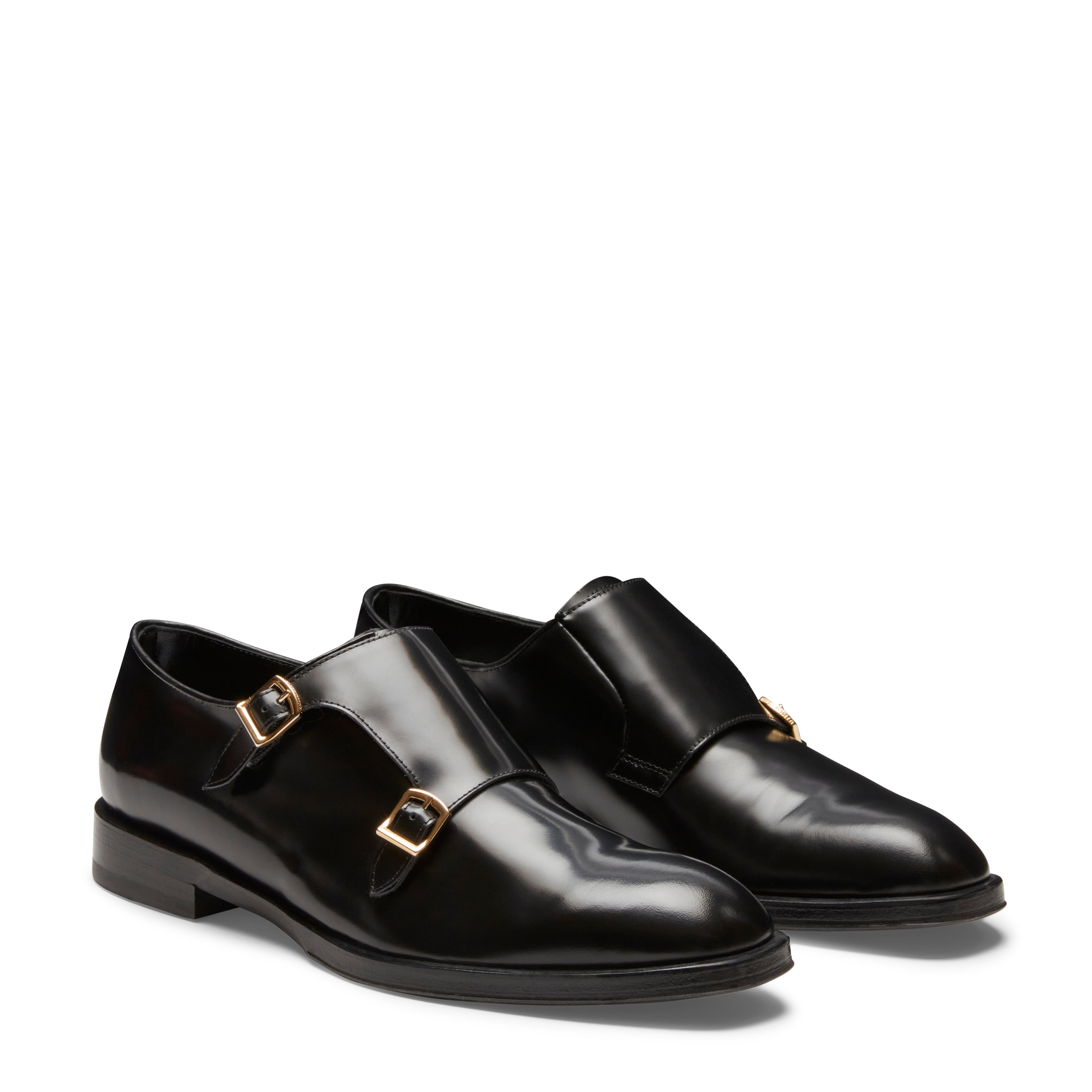 F.lli Rossetti 68312 derby donna nero pelle doppia fibbia