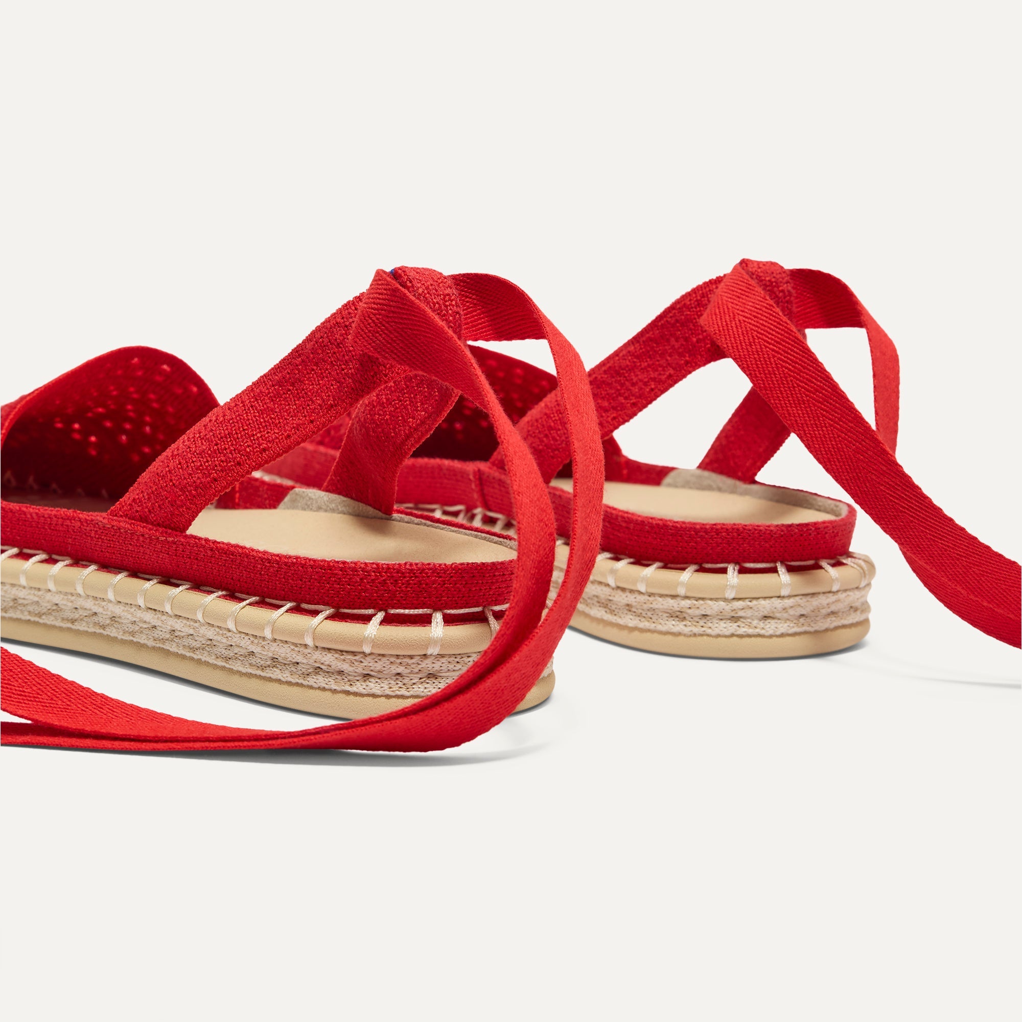 Rothy's The D'Orsay Espadrille ballerine donna Bright Red Crochet