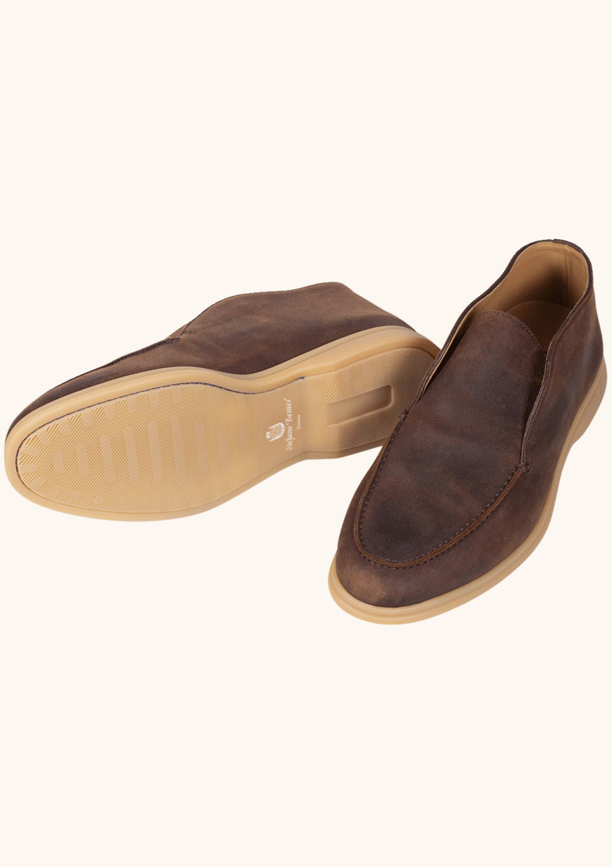 Stefano Bemer Boots 7990 stivali tabacco pelle kudu walk