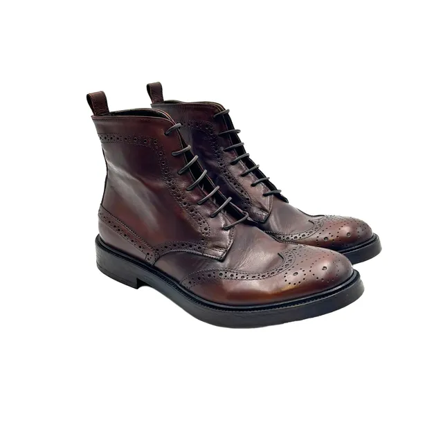 Sandro Barbera Stone Wax 34209 stivaletto uomo cuoio pelle