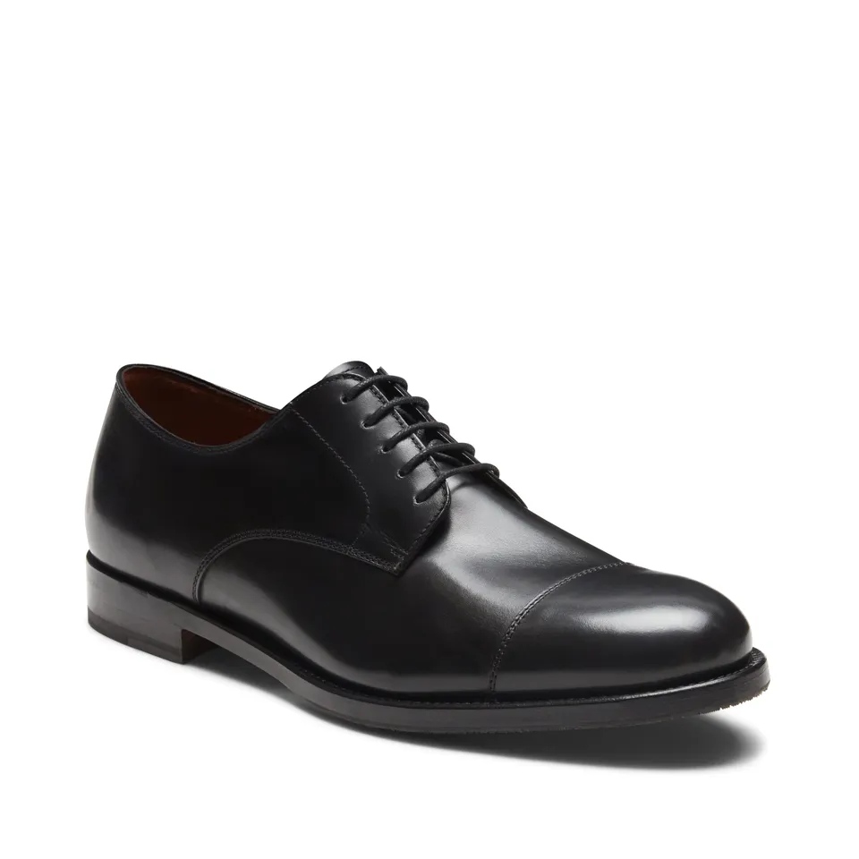 F.lli Rossetti 11250 Derby pelle uomo nero suola cuoio