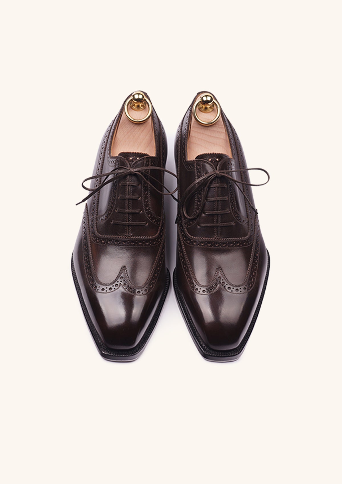 Stefano Bemer Oxfords T6456 Stringate Marroni Misura 42