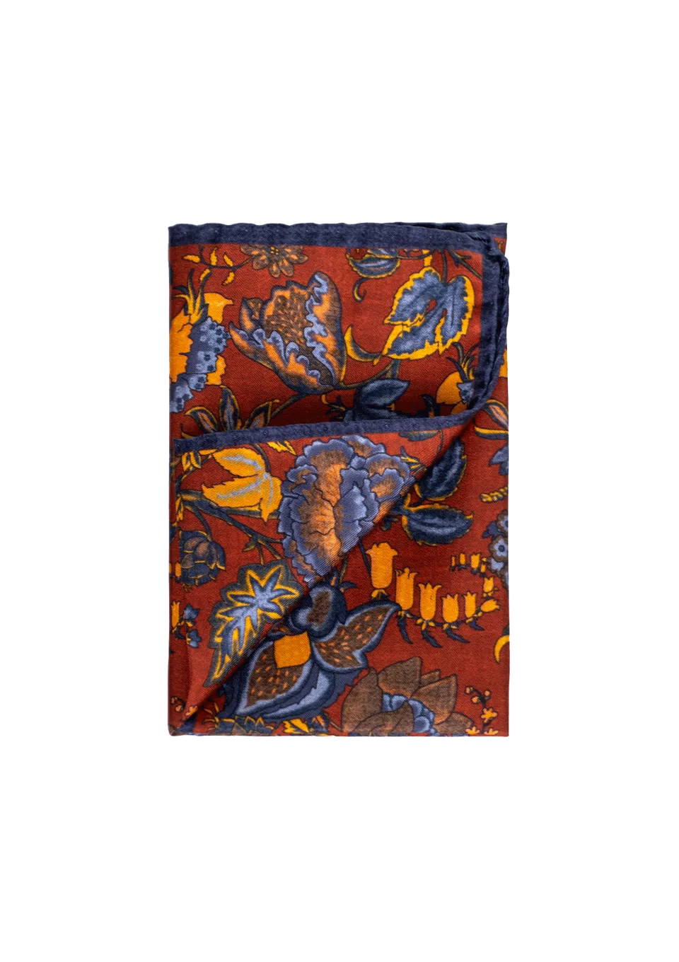 Stefano Bemer SV5004 Pochette Seta Fiori Taschino