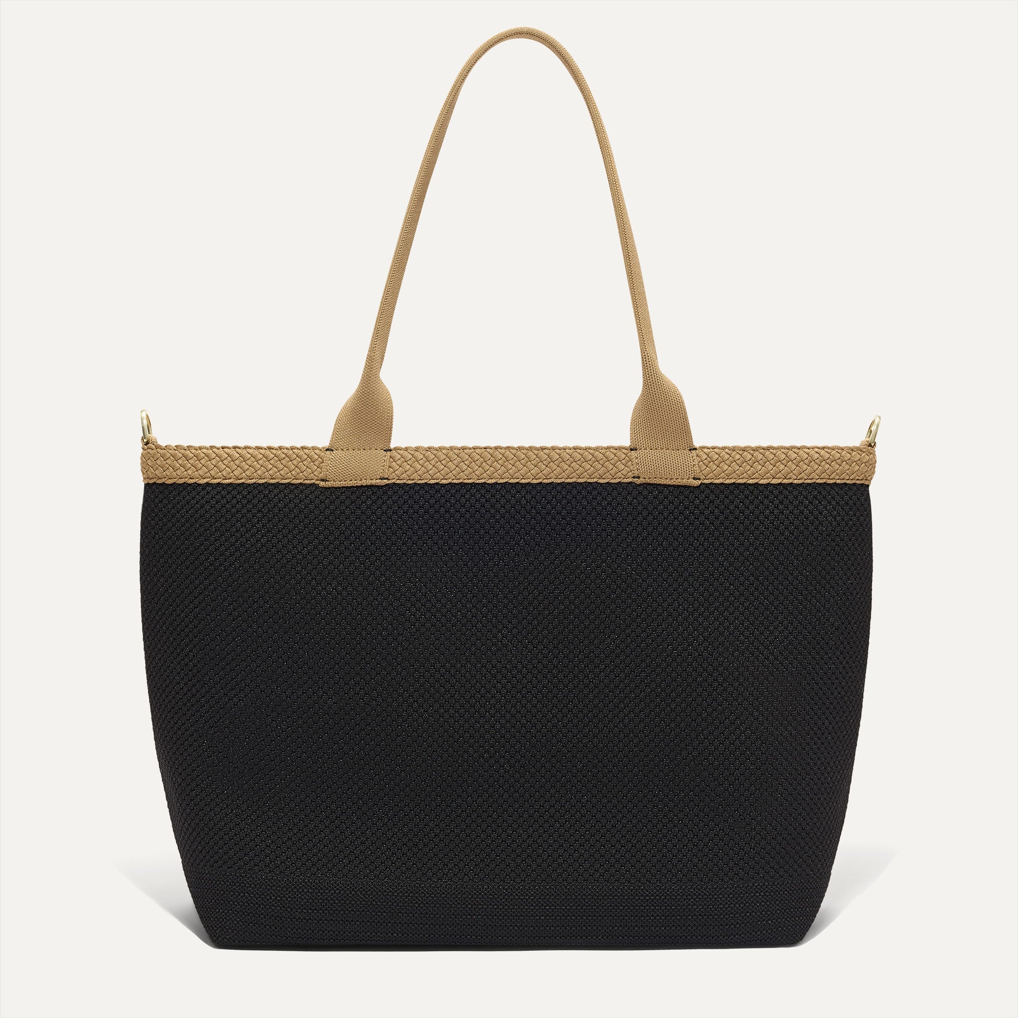Rothy's The Lightweight Zip Tote borsa tote Black Espresso leggera