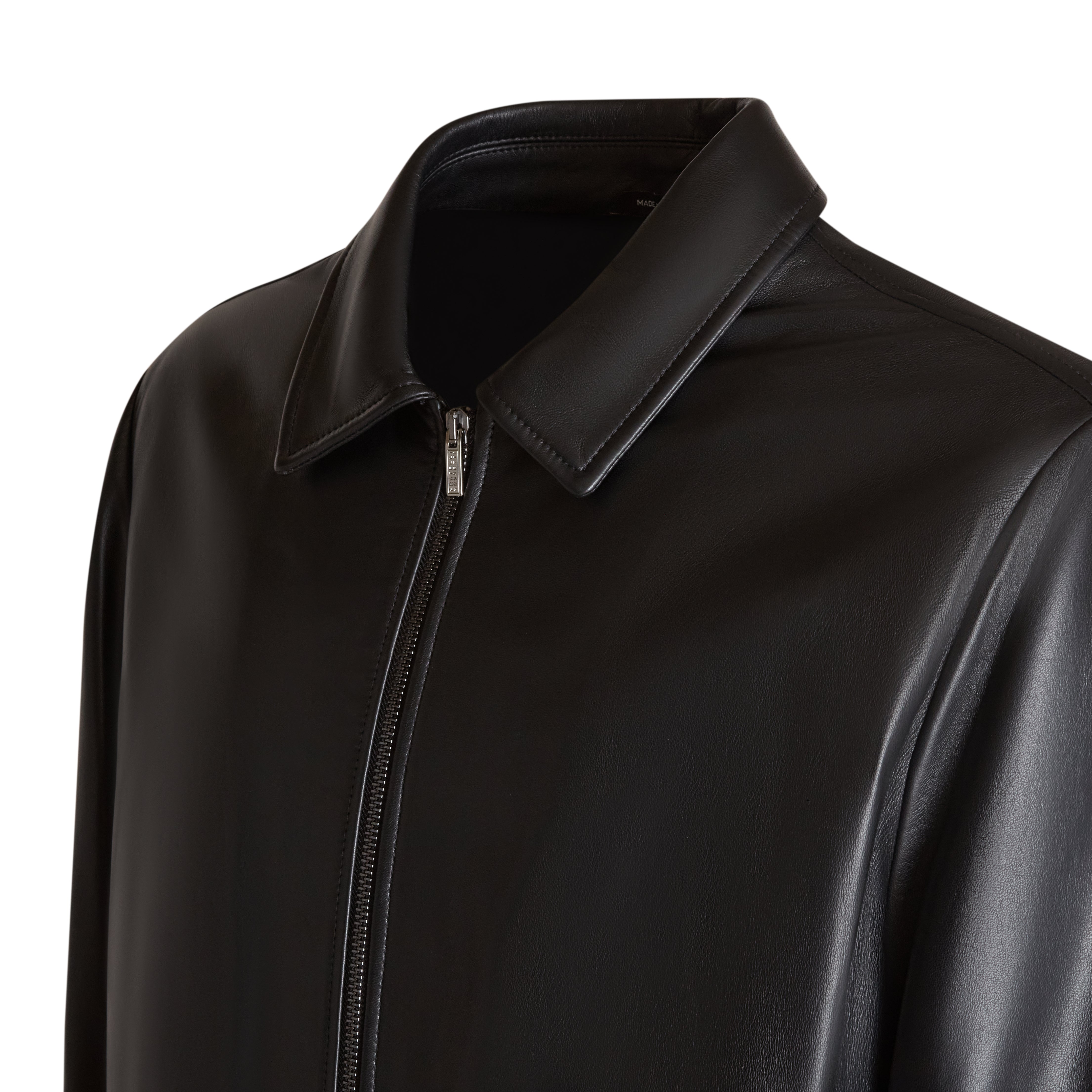 F.lli Rossetti 99785 Giubbino Nappa Uomo Nero con Zip