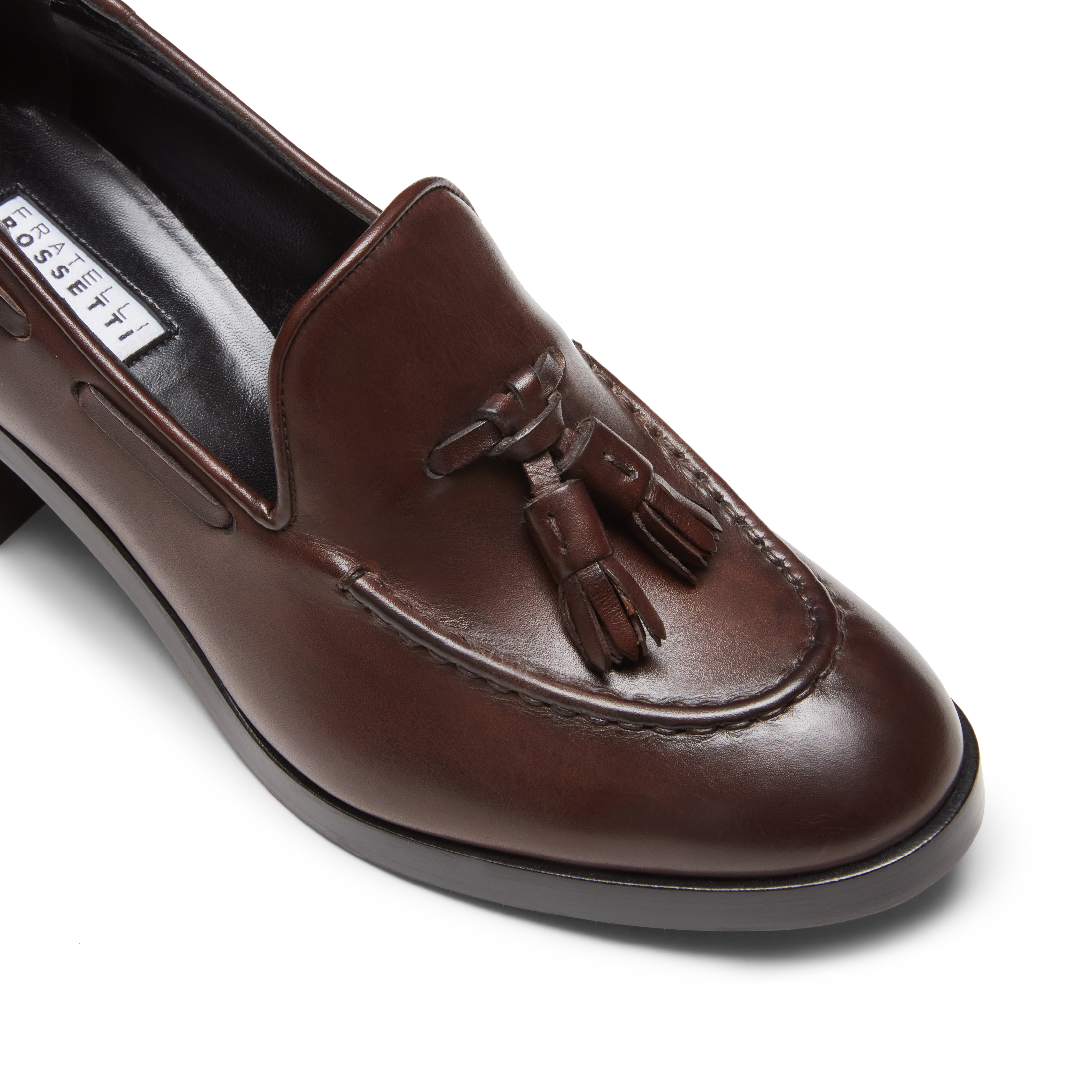 F.lli Rossetti Brera 67317 mocassino mogano tacco 50