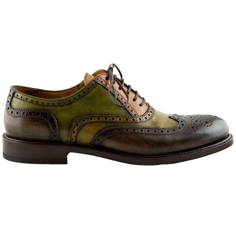 Sandro Barbera Multicolor 981 oxford uomo biella pelle