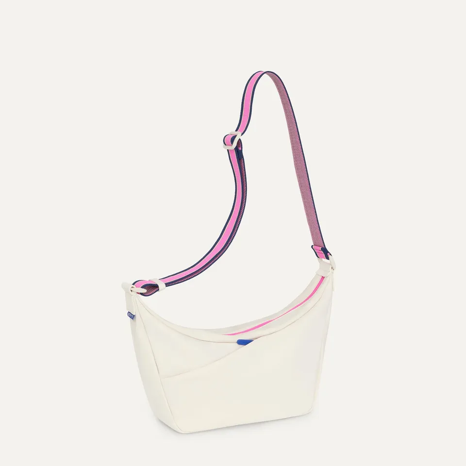 Rothy's The Travel Sling tracolla Optic avorio con zip