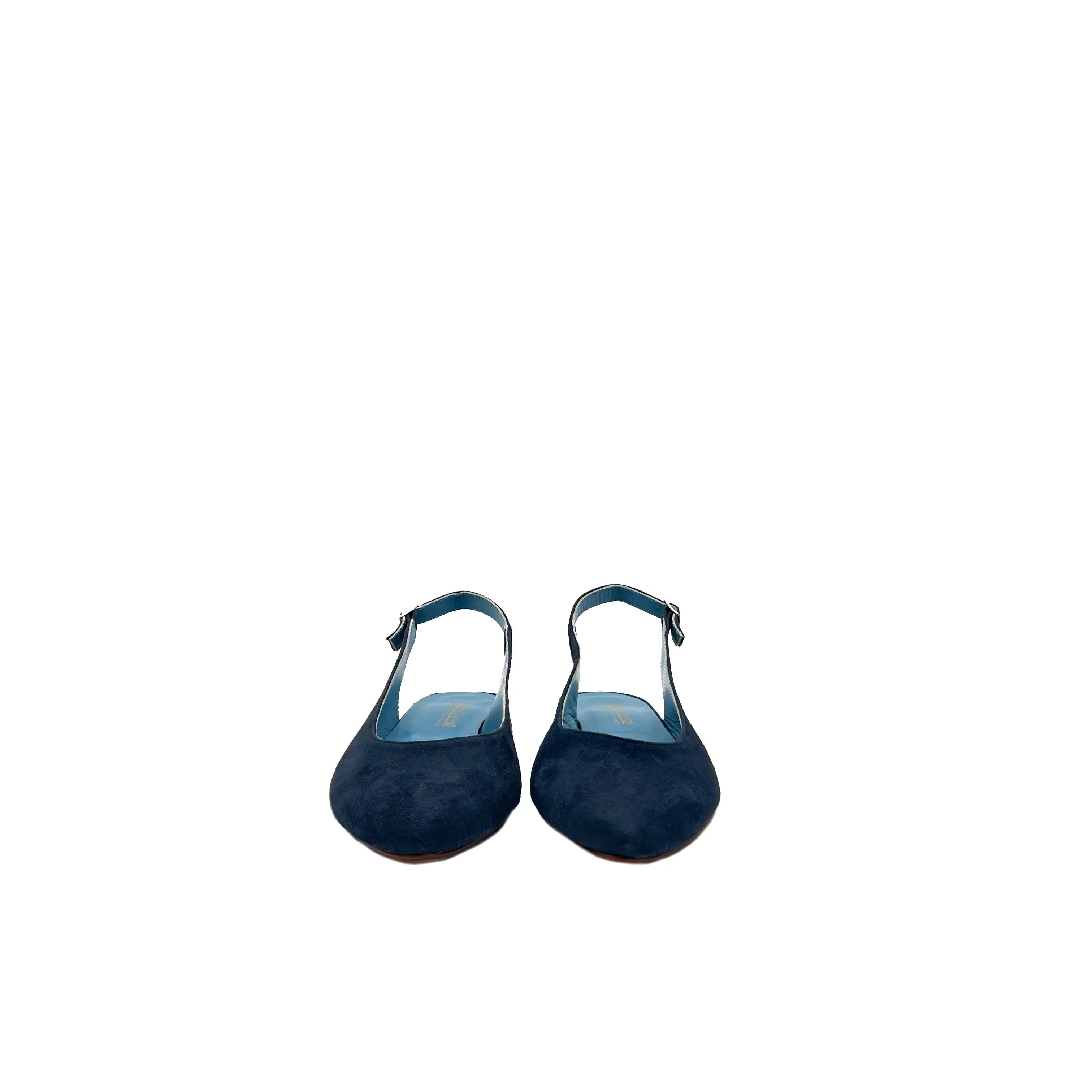 Sandro Barbera 254 Sandalo Donna Blu tacco 2 cm