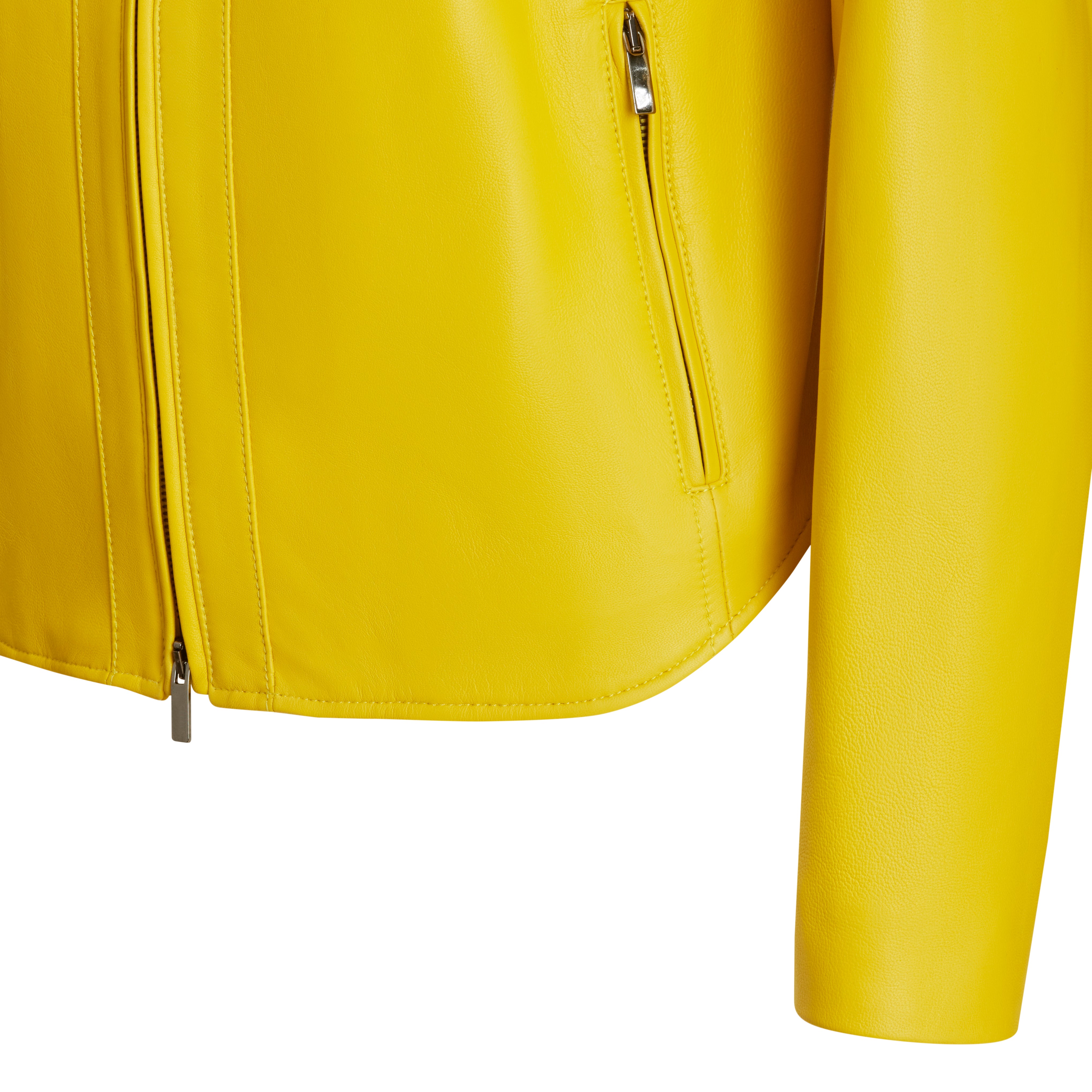 F.lli Rossetti Giacca Pelle Donna Sole Nappa Gialla