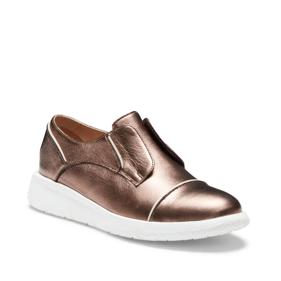 F.lli Rossetti 77194 Sneaker Donna Pelle Bronzo Metallizzato
