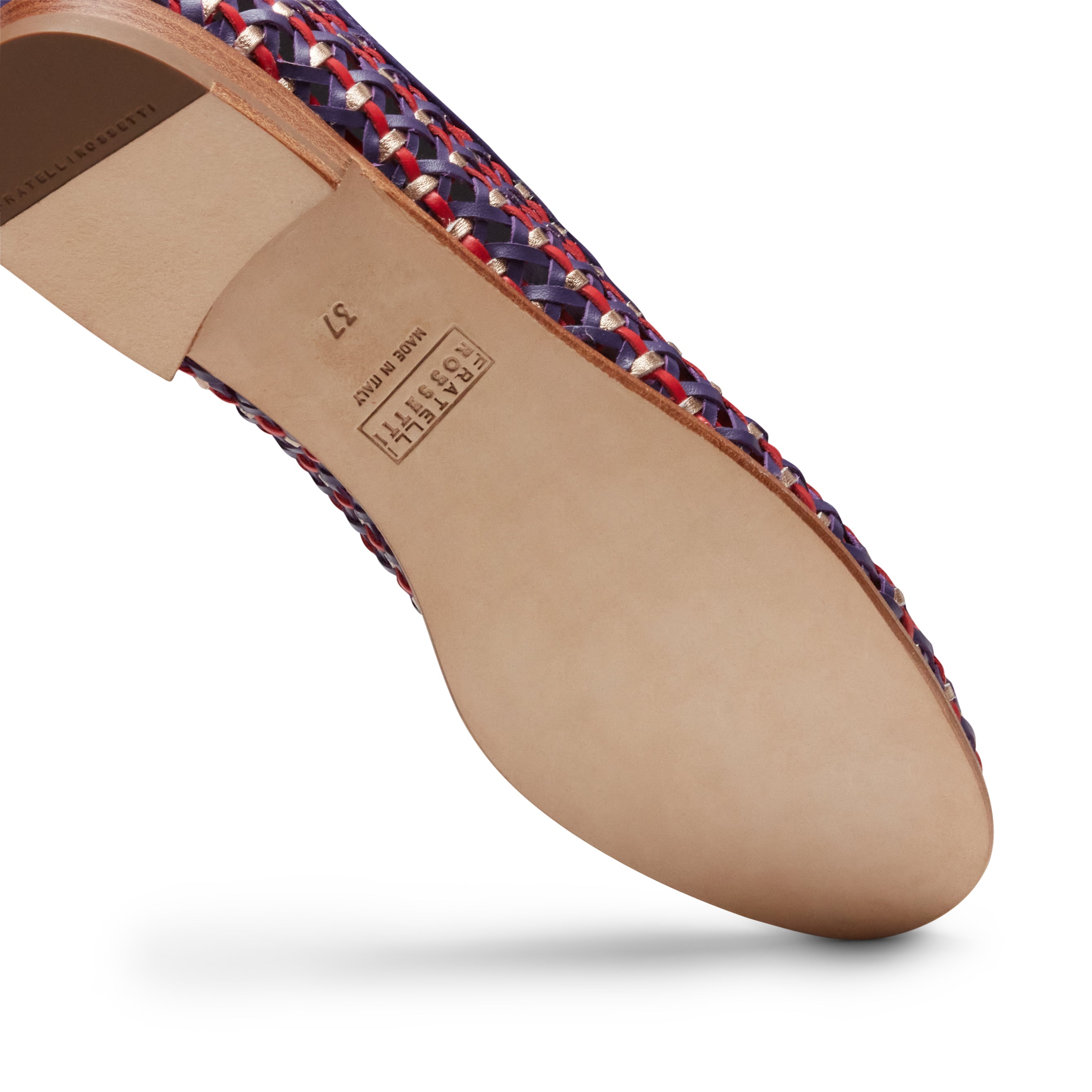 F.lli Rossetti 67275 Mocassino Brera pelle viola donna cuoio