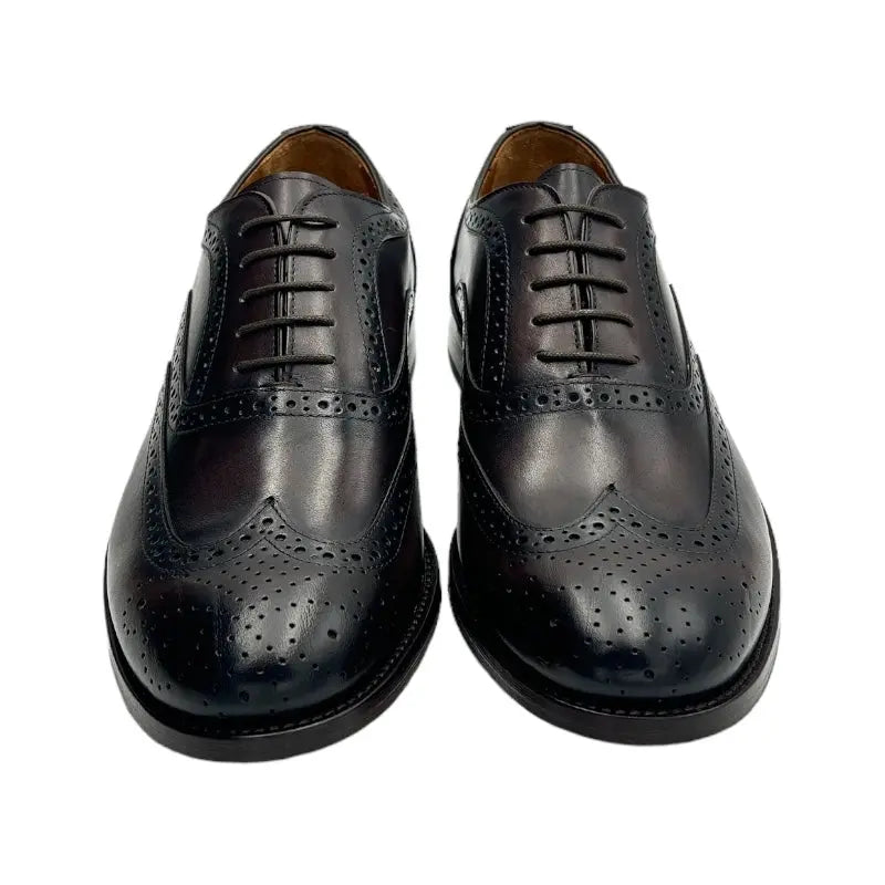 Sandro Barbera & Figli 44205 Oxford scarpe uomo marrone pelle