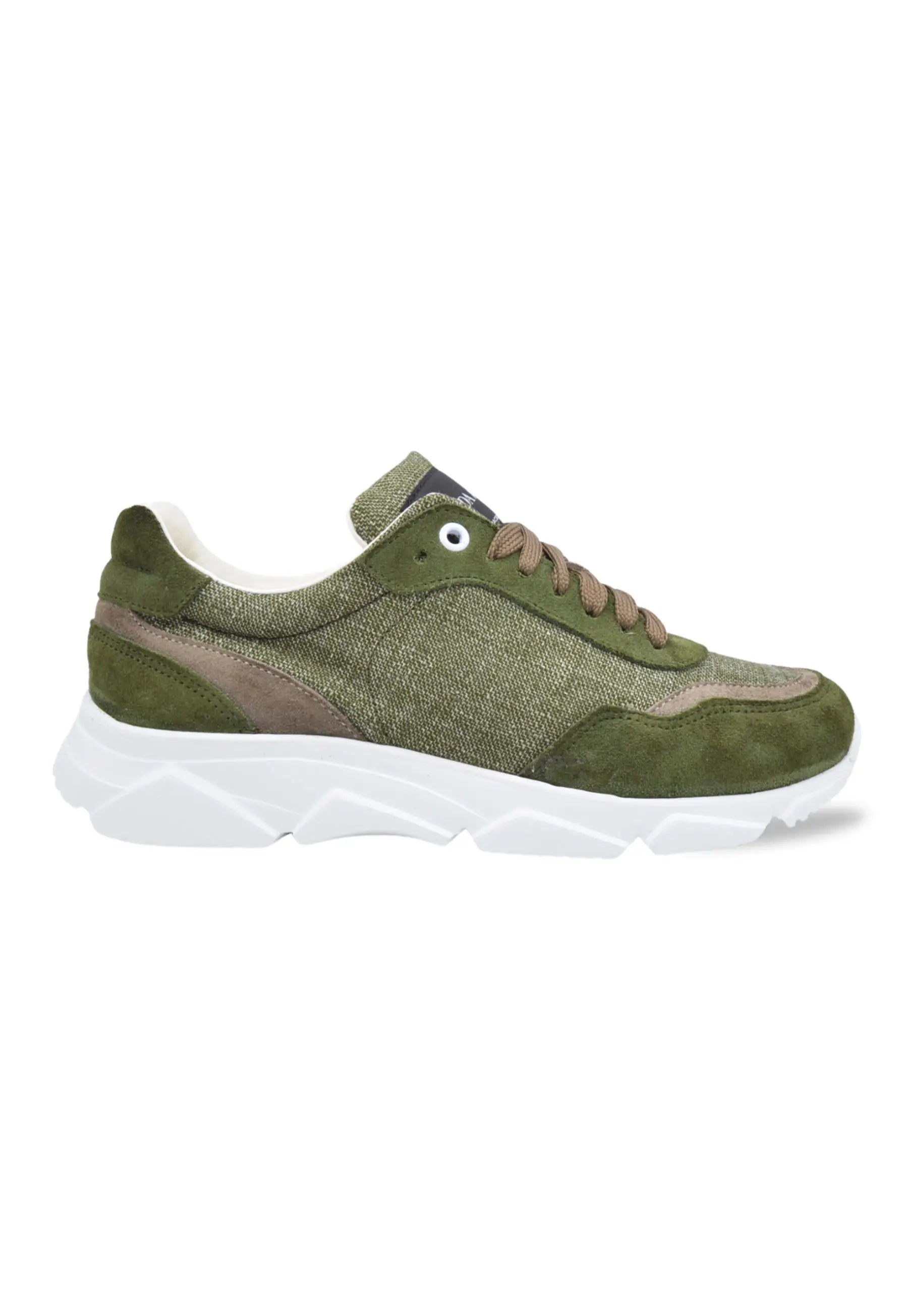 Sandro Barbera Wooly Runix Lady sneaker donna verde lana