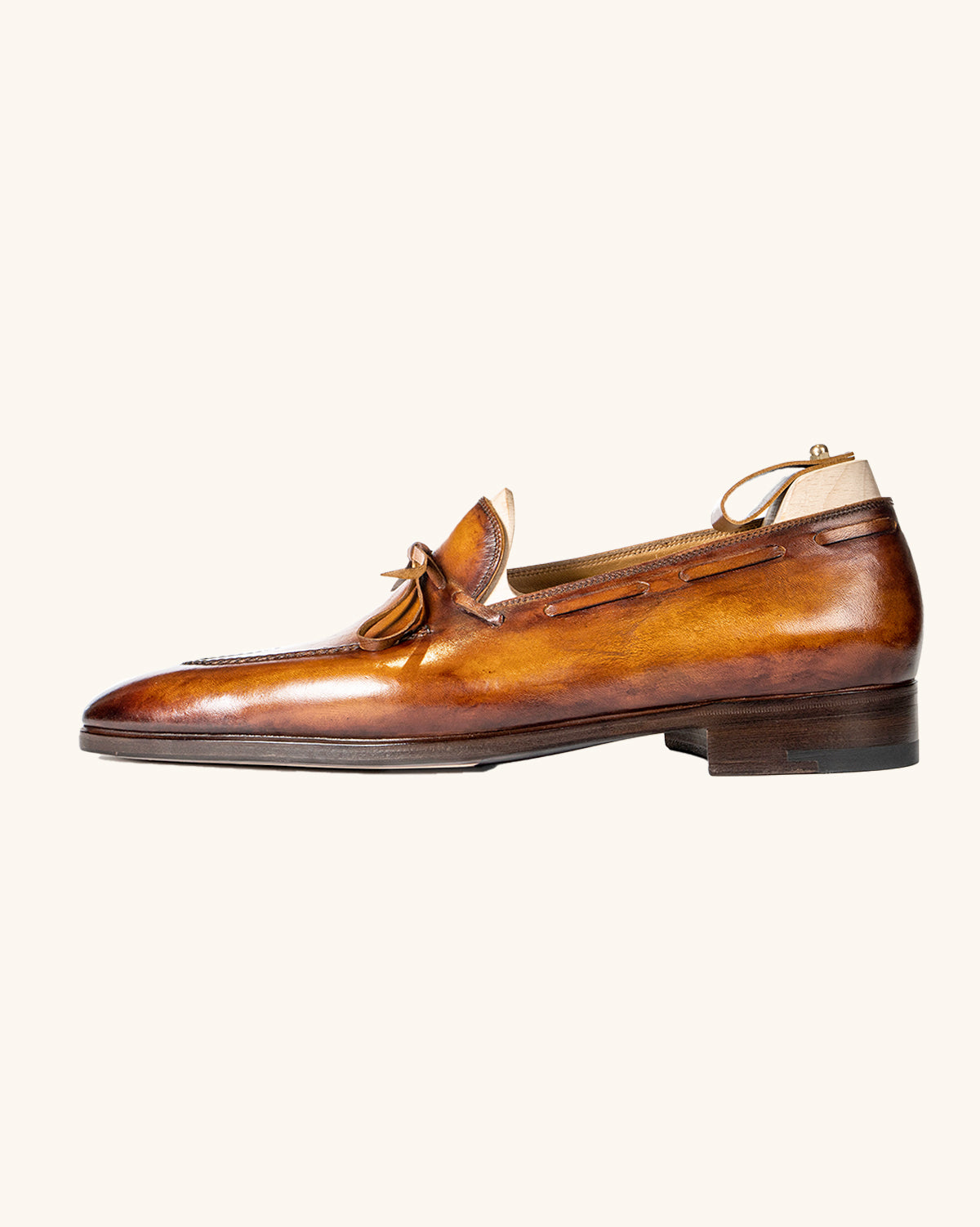Stefano Bemer C1323 The AK loafer uomo cognac canguro