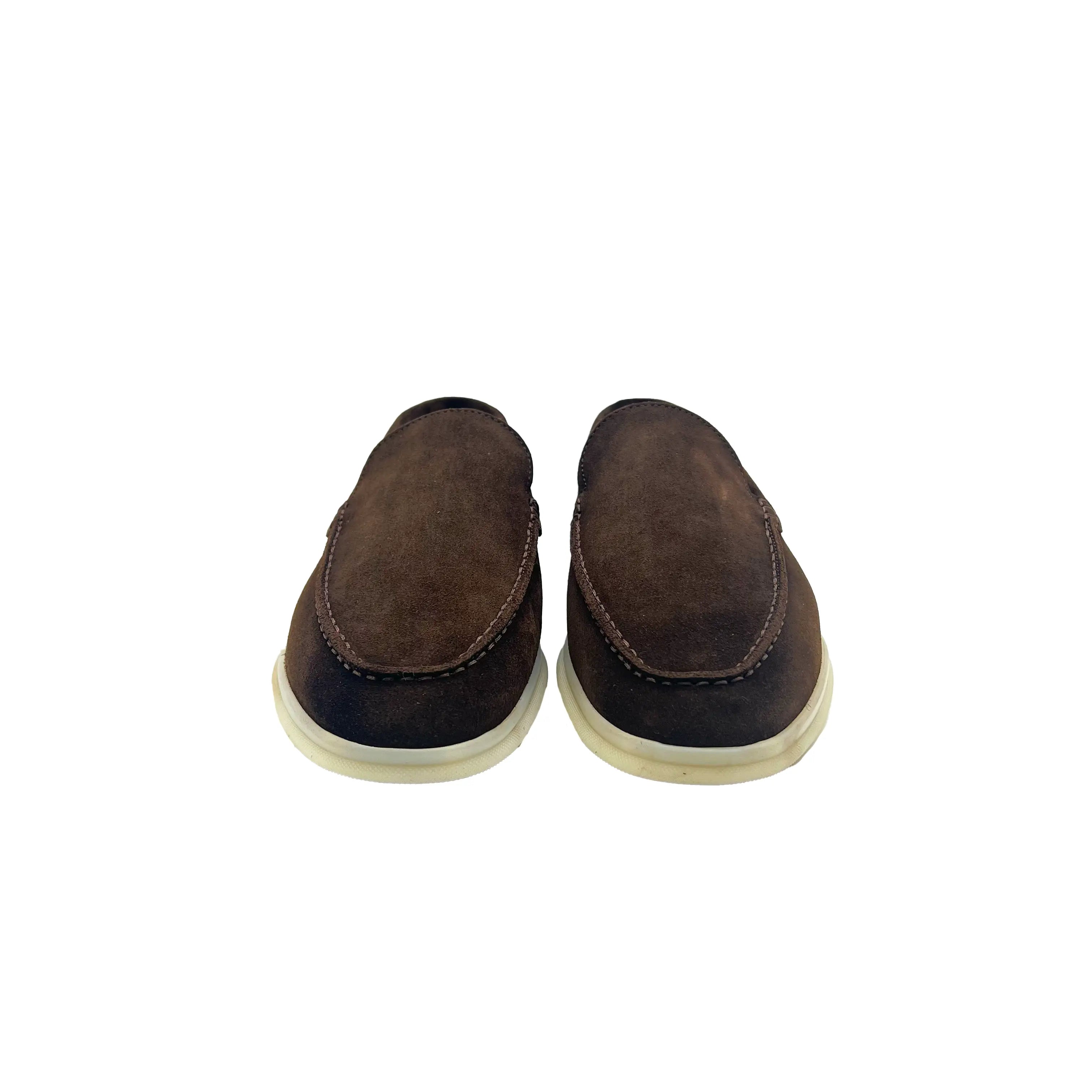Sandro Barbera 797-24 Mocassino Uomo Moka in Camoscio