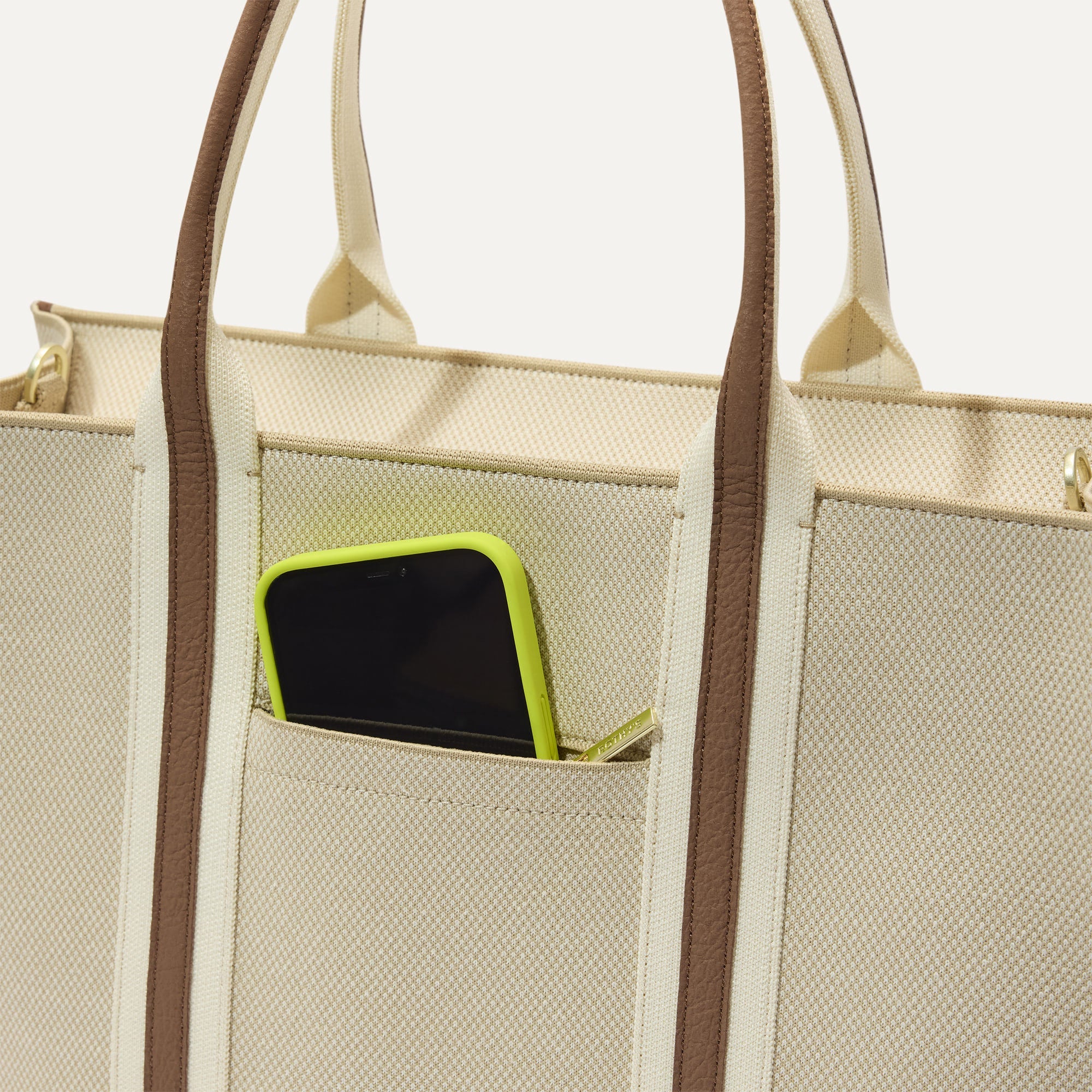 Rothy's The Classic Tote borsa tote Buttercream con zip