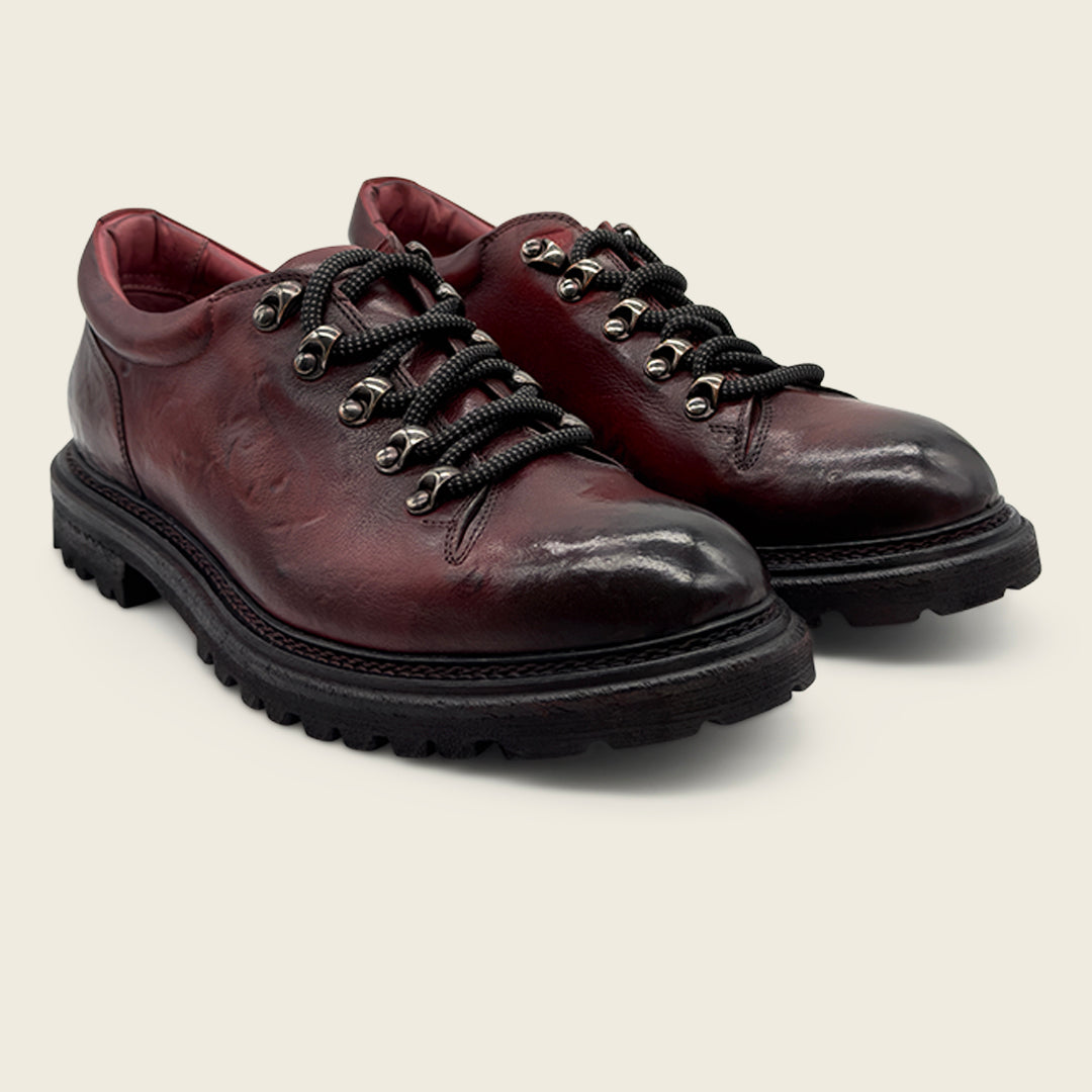 Dellovo Patierno Derby Trekking Uomo Bordeaux bufalo