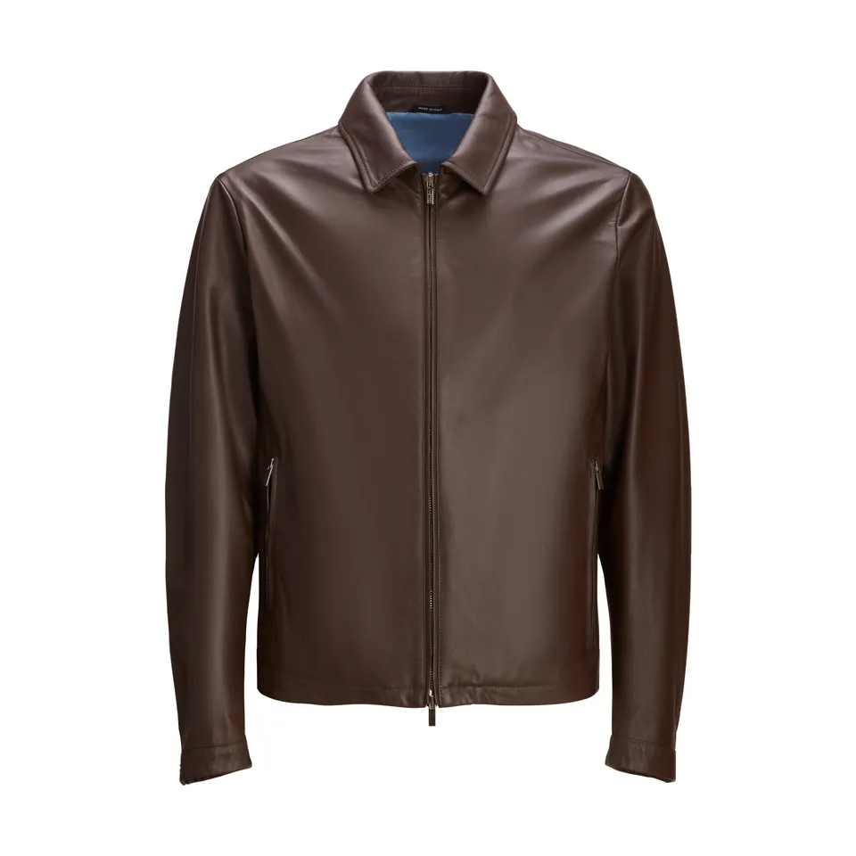 F.lli Rossetti 99791 giubbino uomo marrone nappa