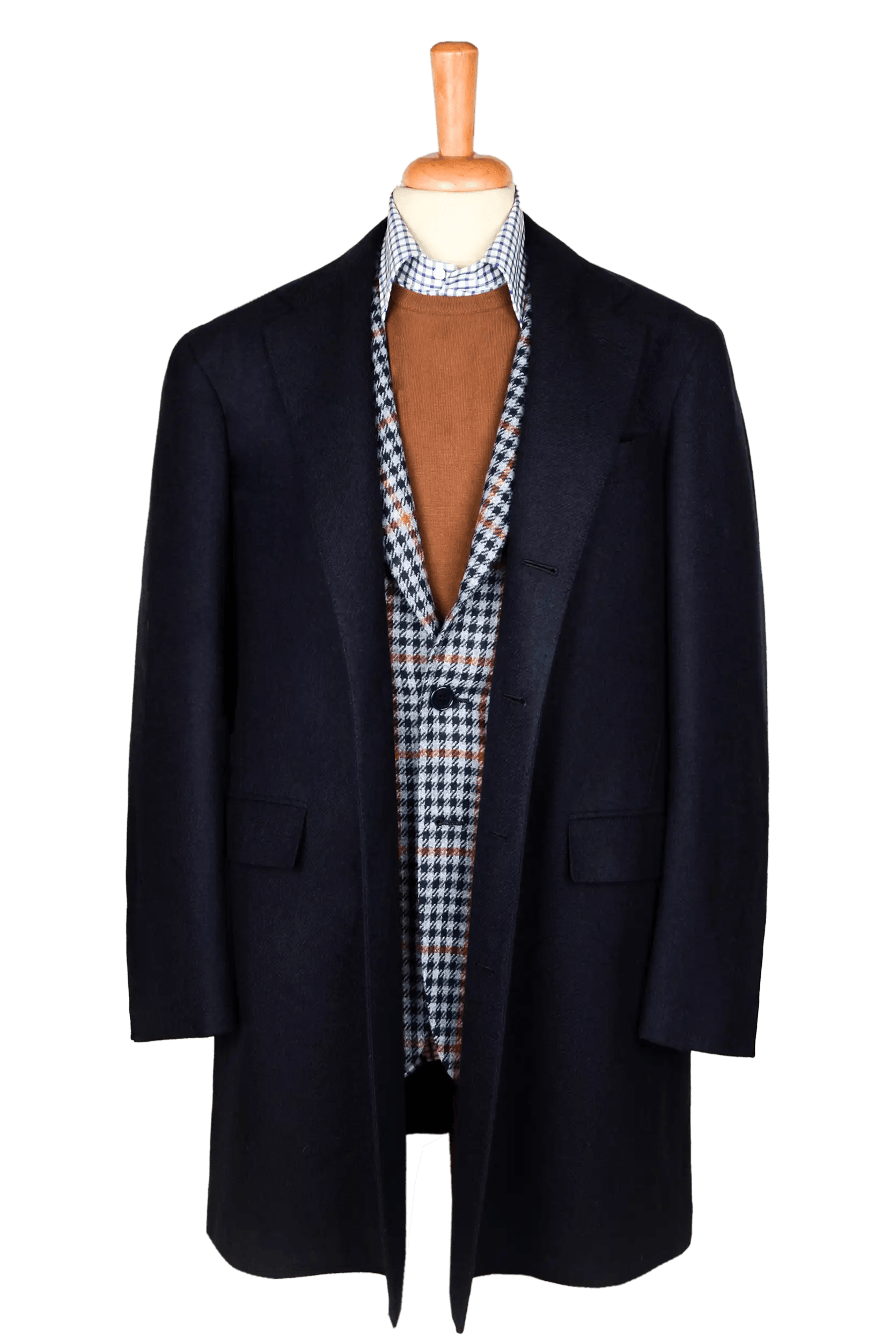 Stefano Bemer Overcoats SV4004 cappotto lana blu