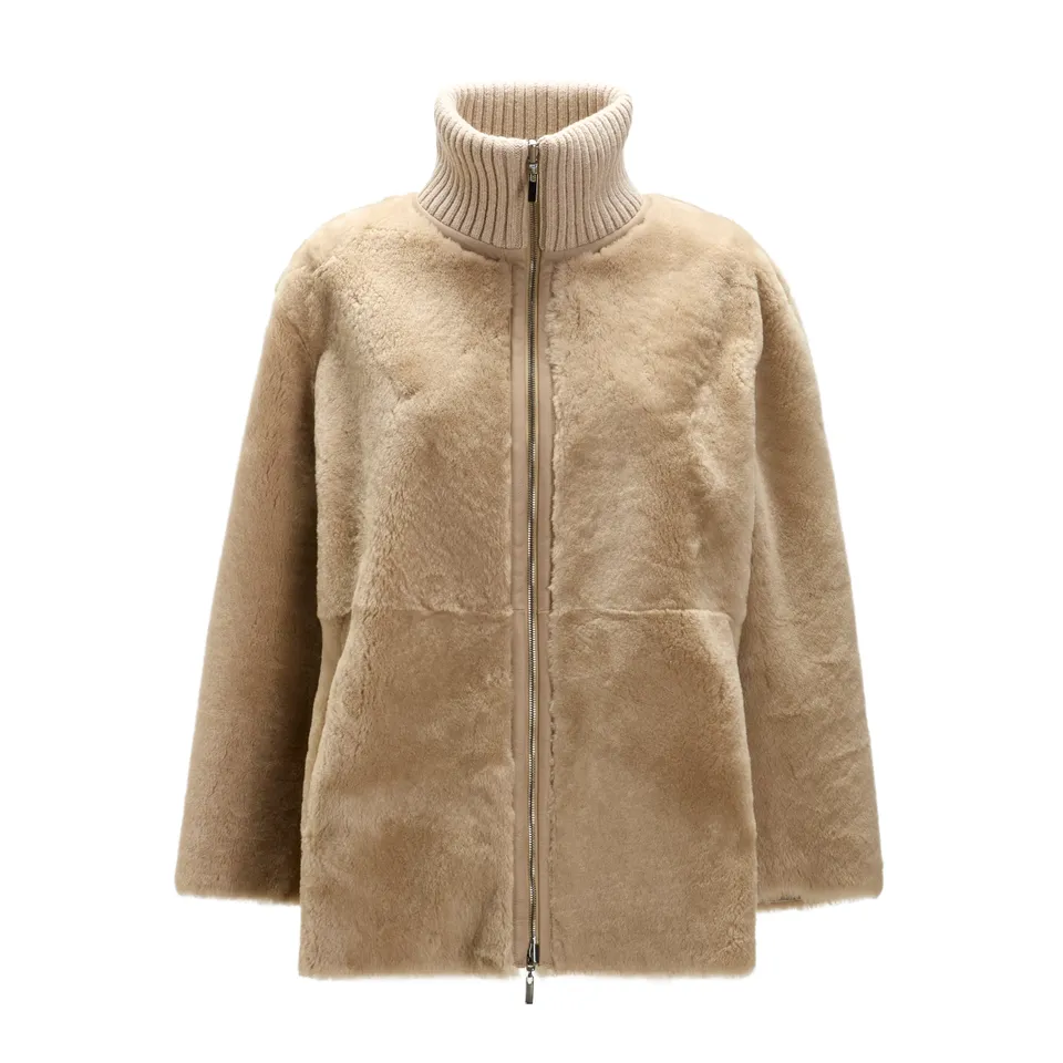 F.lli Rossetti Cappotto Shearling Reversibile Sabbia 98416