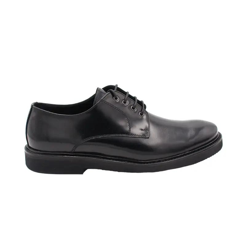 Sandro Barbera 1264 derby uomo nero vitello Vibram
