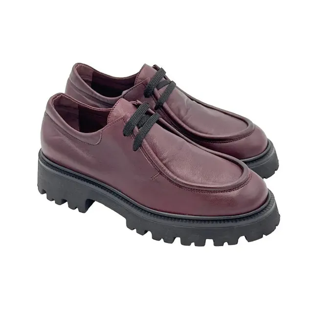 Sandro Barbera Stringate Uomo 200N scarpa bordeaux pelle anticata