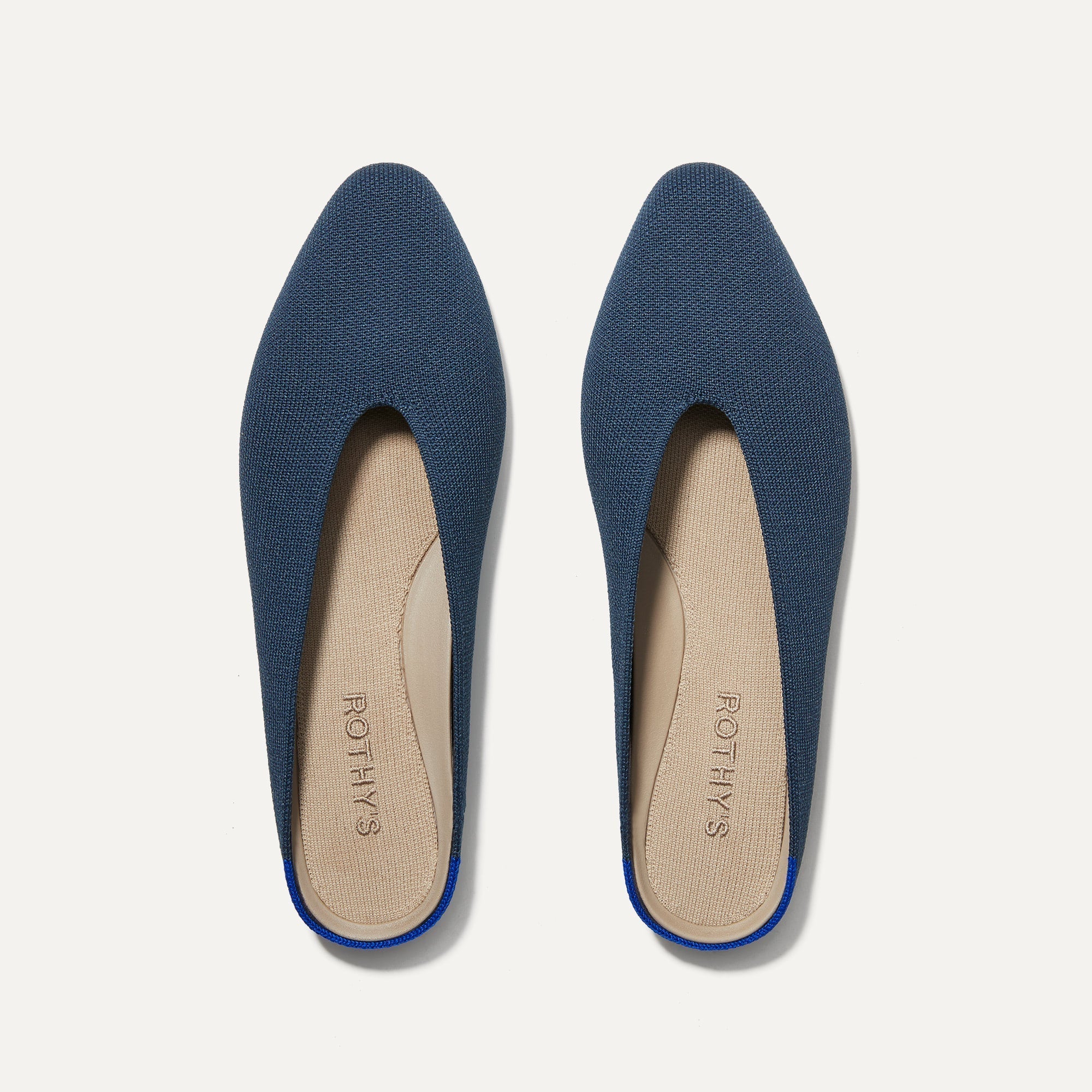 Rothy's The Almond Demi ballerina donna Black punta mandorla