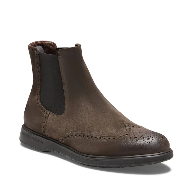 F.lli Rossetti 47509 Chelsea boot brogue suede antracite