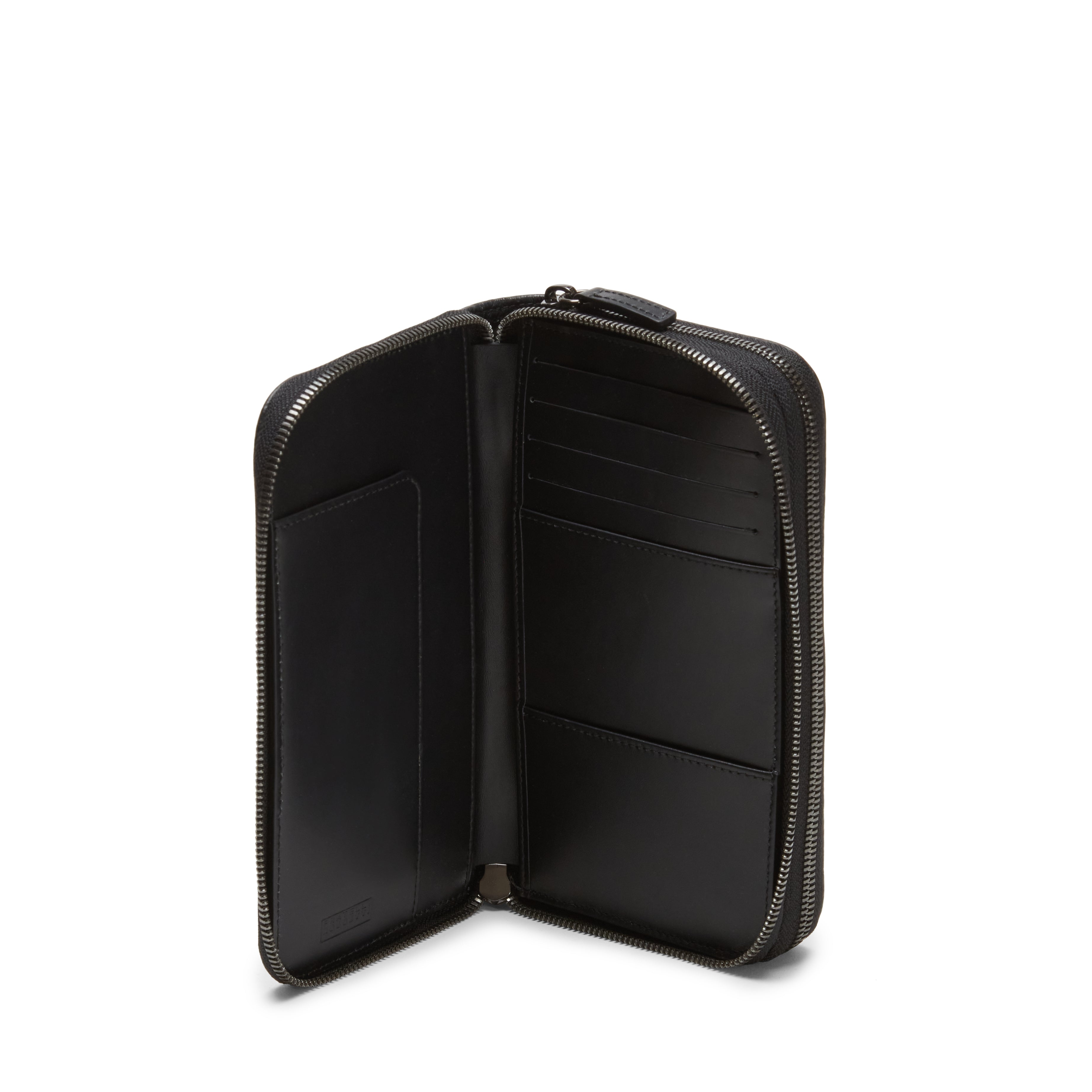 F.lli Rossetti Organizer Uomo Pelle Nero Doppia Zip