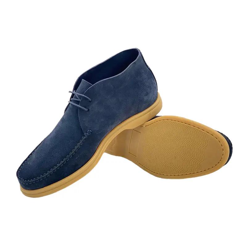 Sandro Barbera Cobo Polacchino Uomo Blu EU 46 in Pelle
