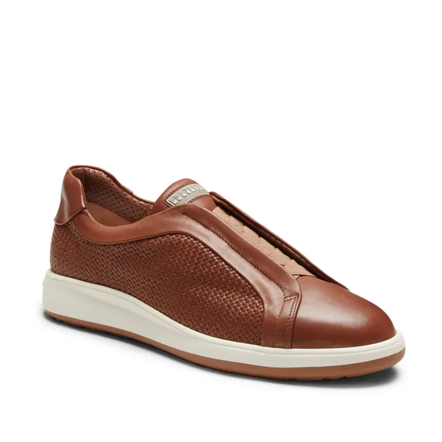 F.lli Rossetti sneaker uomo pelle mandorla slipper