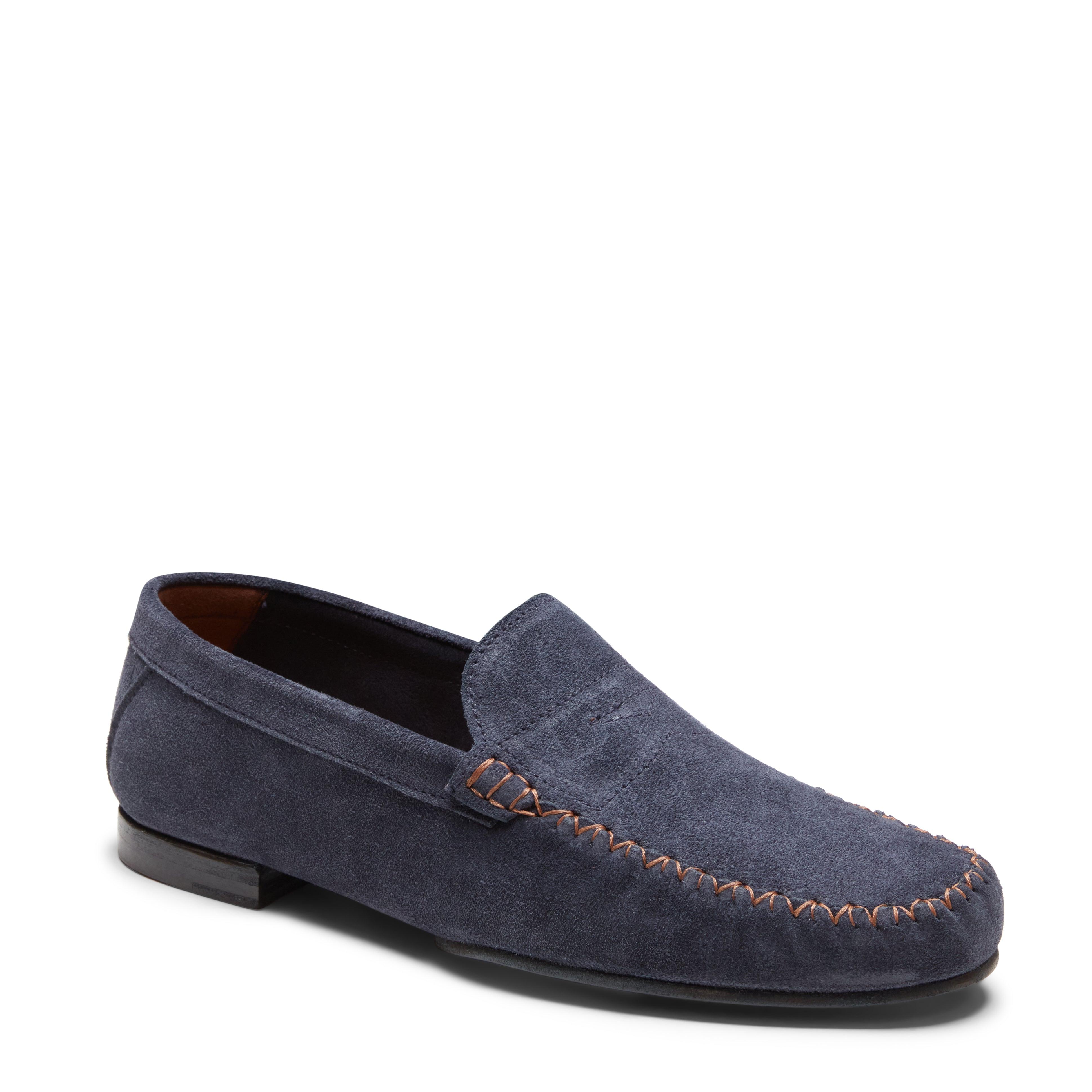 F.lli Rossetti 13360 mocassino uomo suede navy