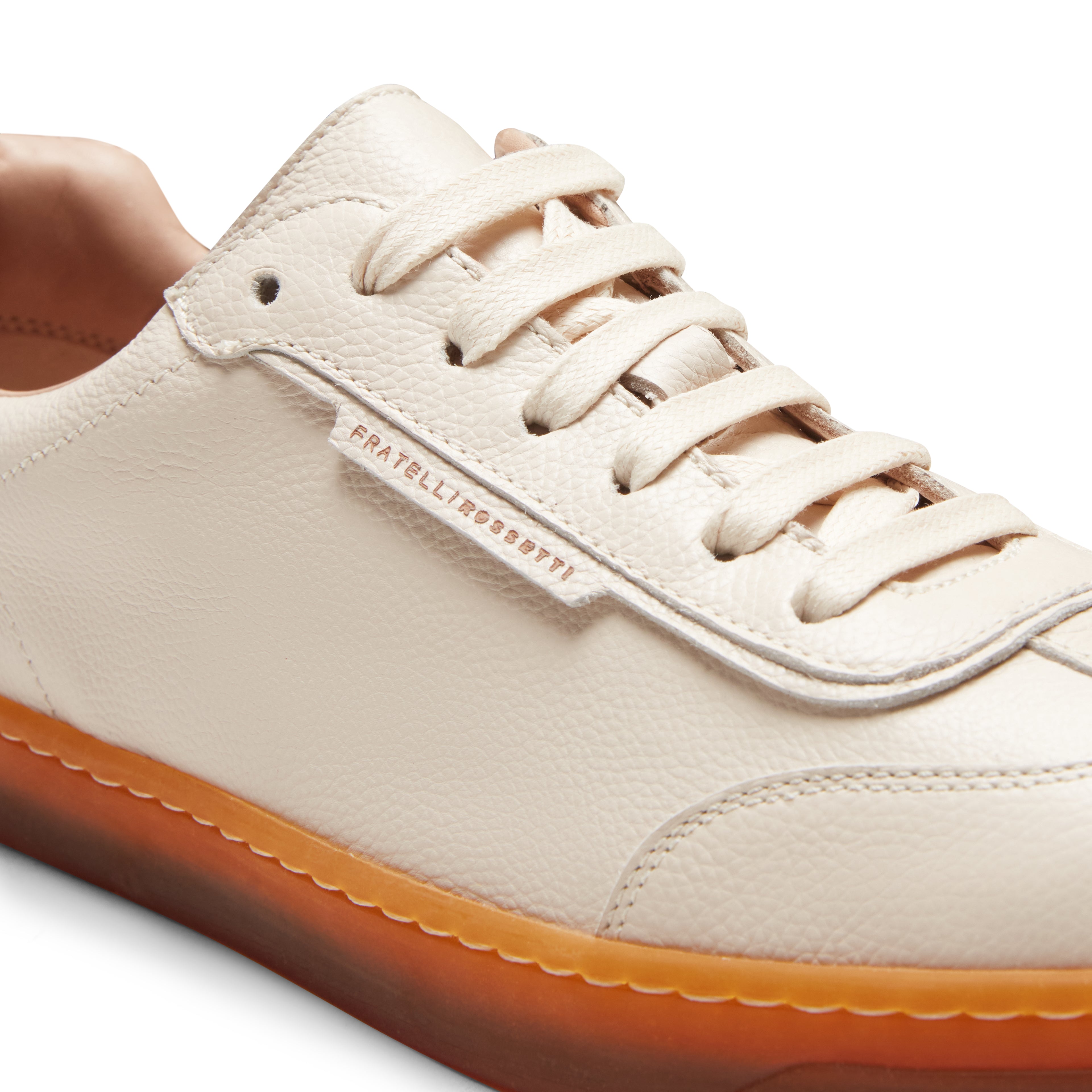 F.lli Rossetti One 76860 Sneaker Pelle Donna Latte Vintage