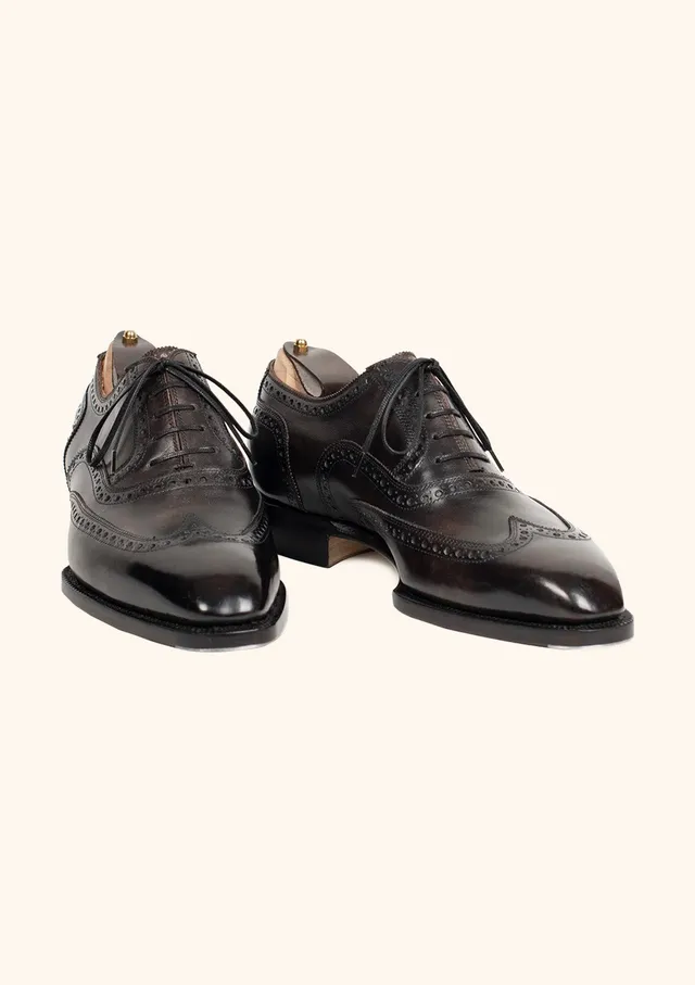 Stefano Bemer Oxfords T6351 francesine brogue acciaio