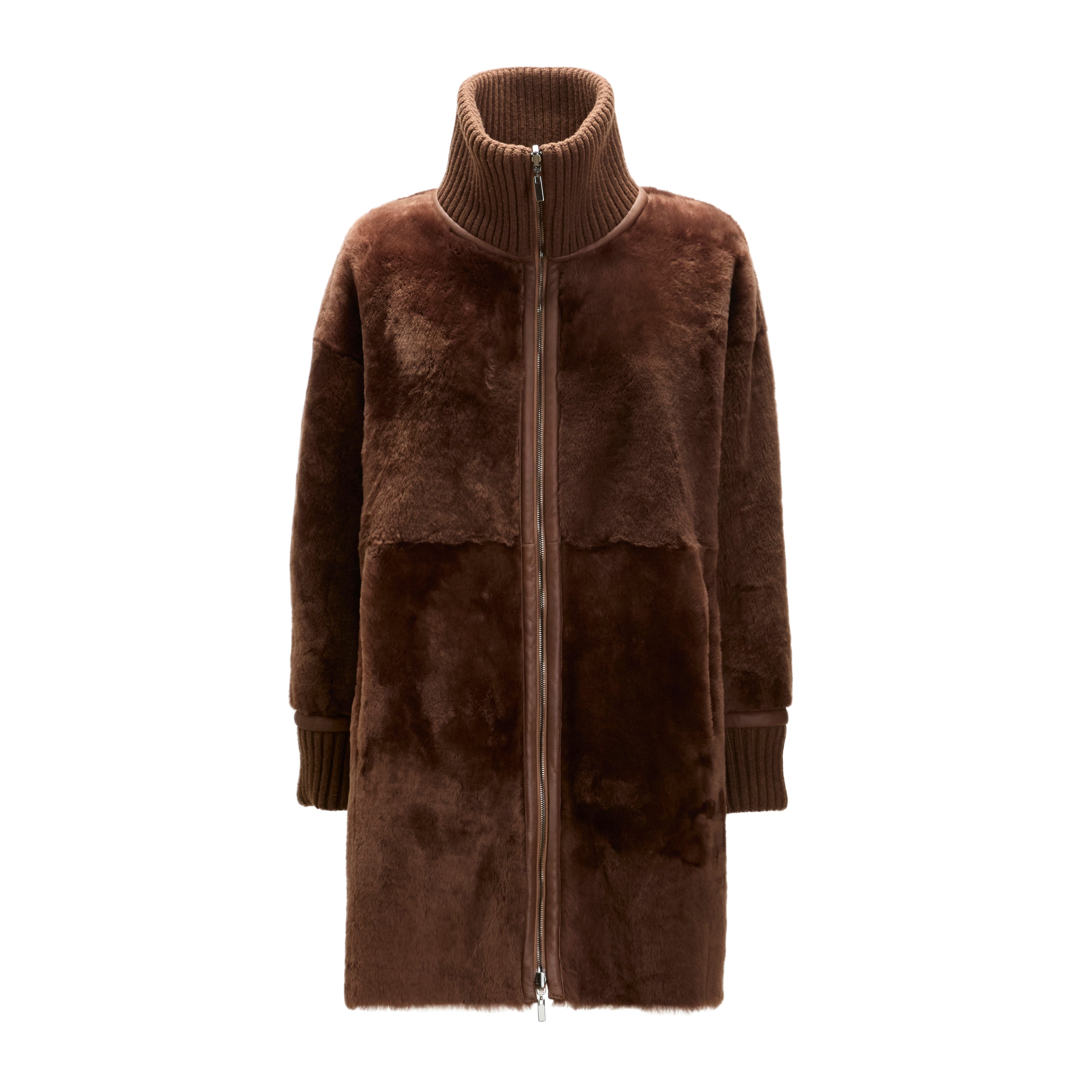 F.lli Rossetti 98417 Cappotto Shearling Reversibile Marrone