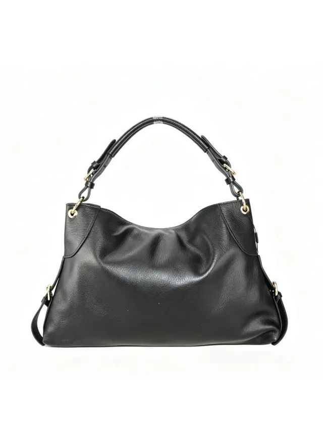 Sandro Barbera BAAS34837 Borsa Spalla Pelle Nera Tracolla