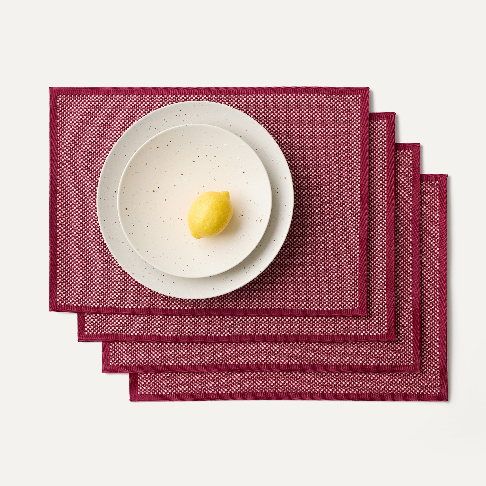 Rothy's The Placemat Tovagliette Set 4 Almond Lavabili