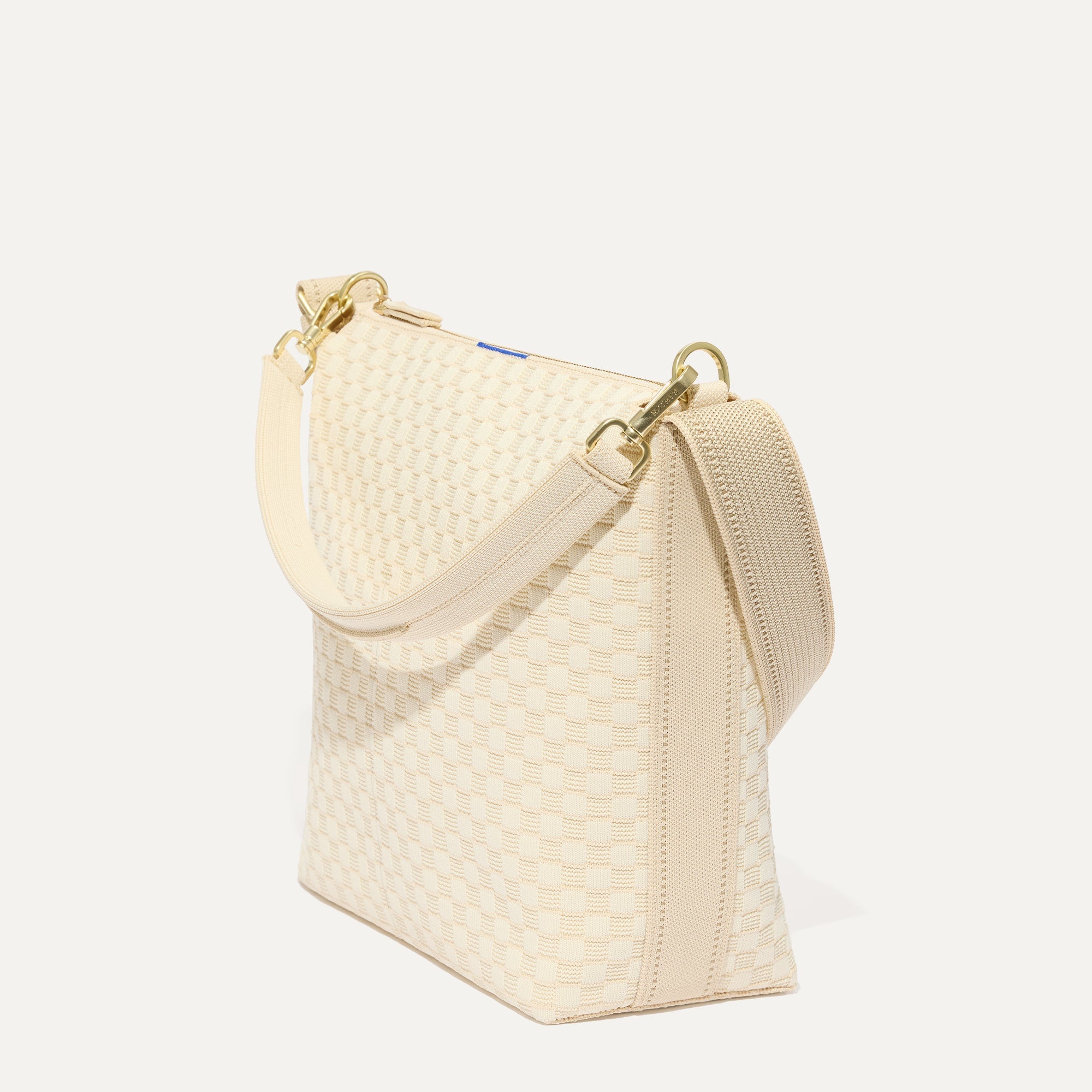 Rothy's Mini Zip Bucket borsa White Sand secchiello avorio