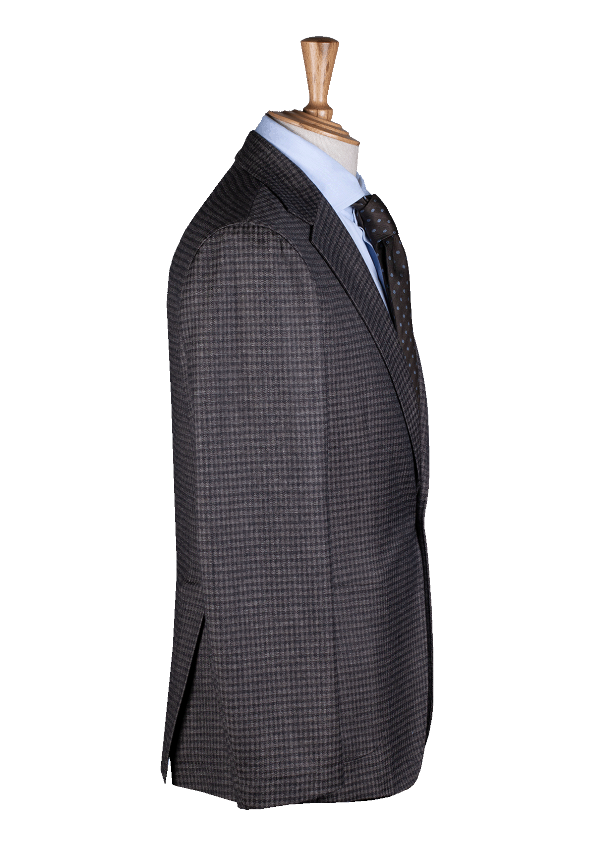 Stefano Bemer Giacca Overshirt Marrone Quadri Lana Cotone 48
