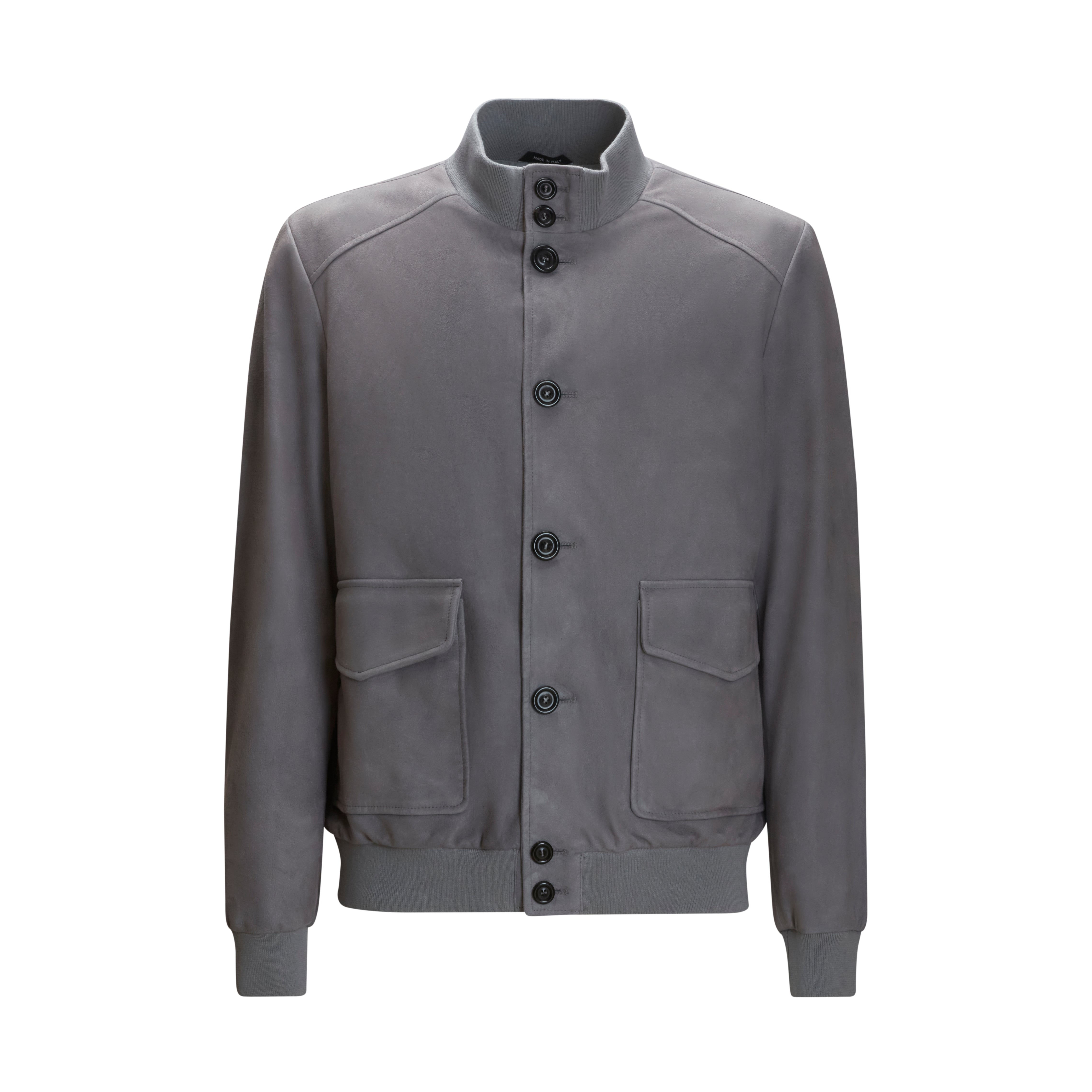 F.lli Rossetti 99711 Giubbino Uomo Grigio in Suede