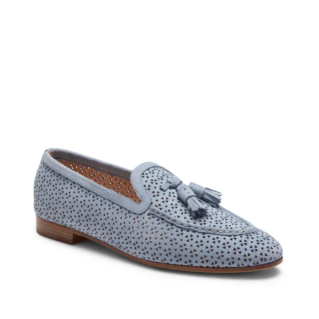 F.lli Rossetti Brera 68045 mocassino celeste scamosciato