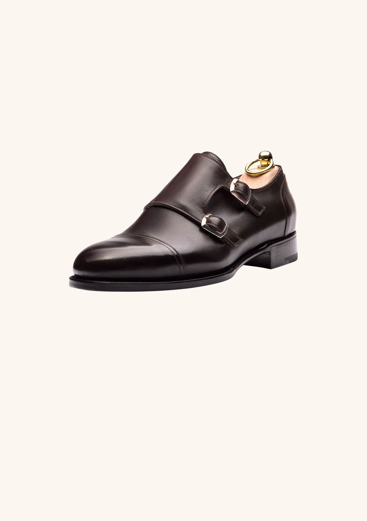 Stefano Bemer Monks C2301 scarpe double monk marrone box calf